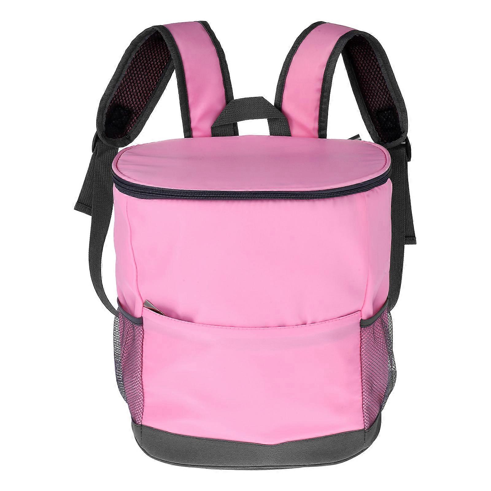 Backpack Cooler for Women Insulation Leakproof Temperature Control Nylon PEVA Foam Rectangular Double Shoulder Design 1Pcs