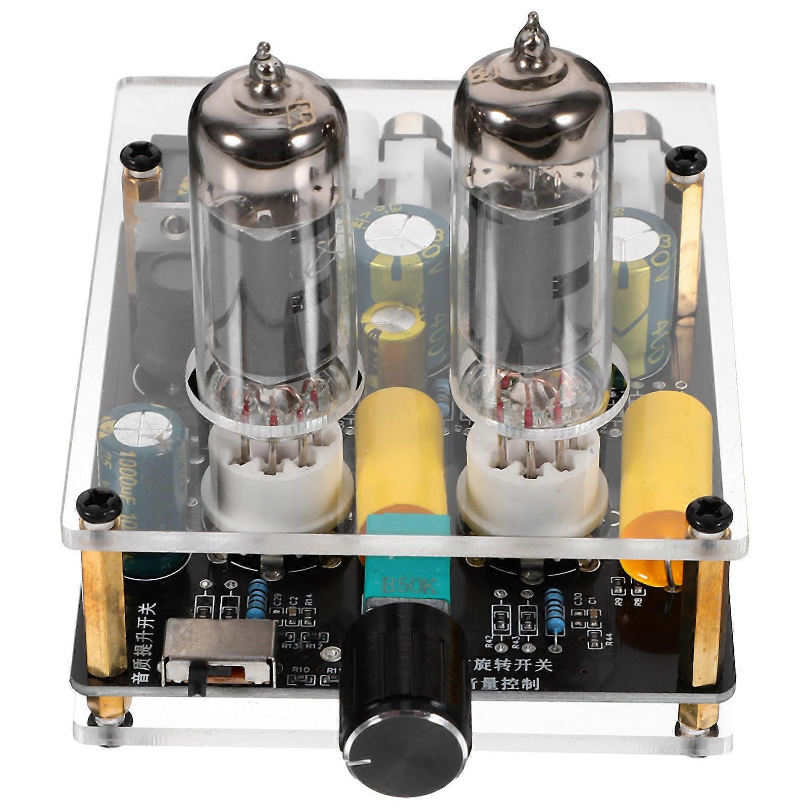 Amplifier For Turntable Phono Preamp Vacuum Electron Tube Valve Preamp Home Use 11.00X7.50X3.20CM Preamplifier Function 1Set