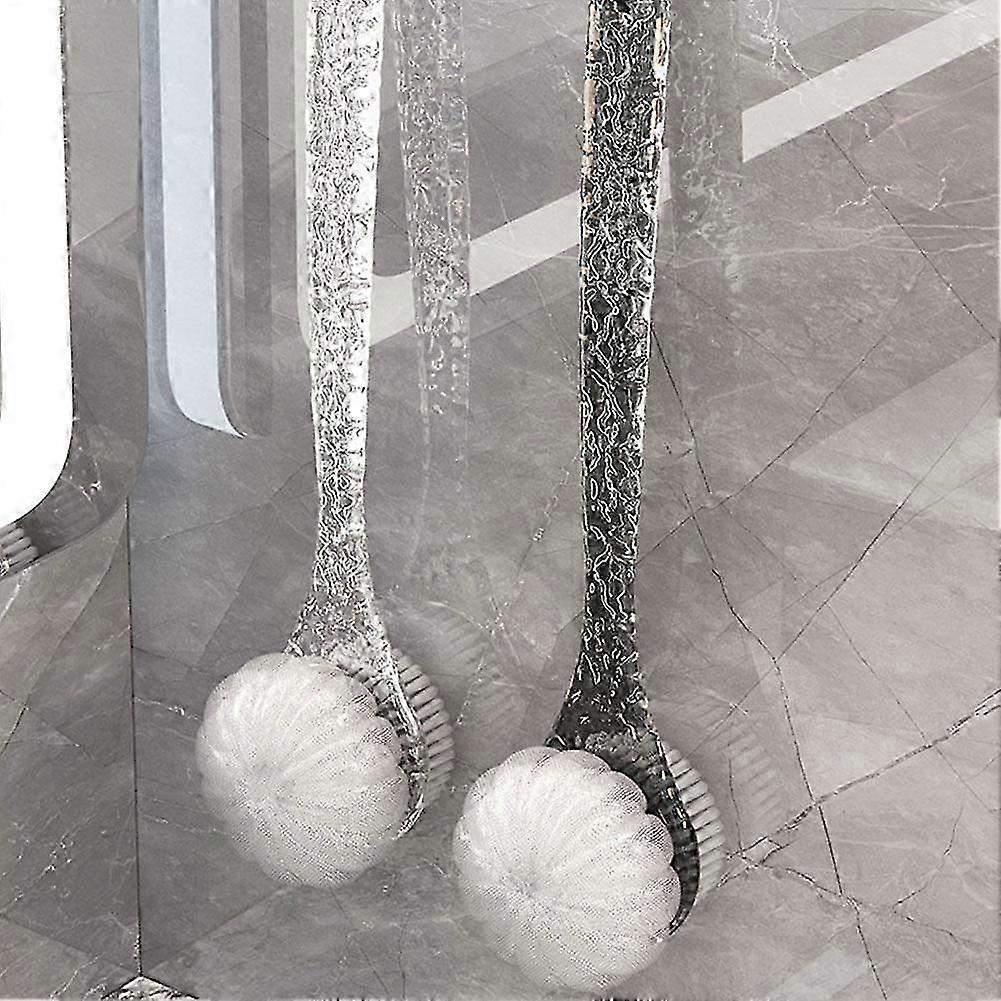Long Handle Bath Body Brush Double Sided 2-In-1 Bath Brush for Rubbing Back