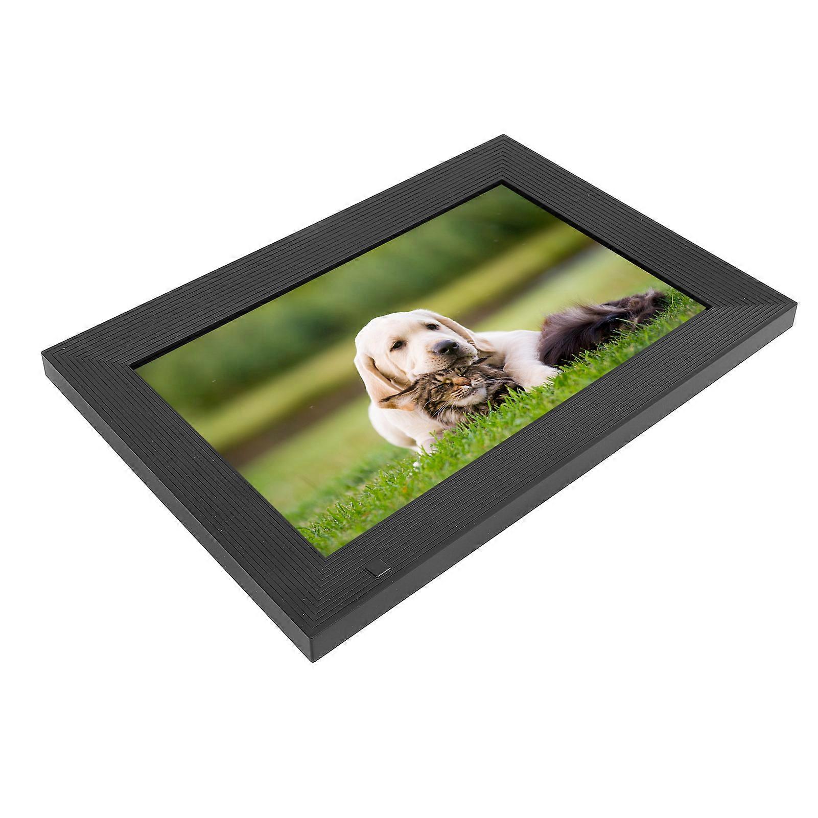 10.1" Digital Photo Frame 1280x800 IPS Screen Remote Timer US Plug