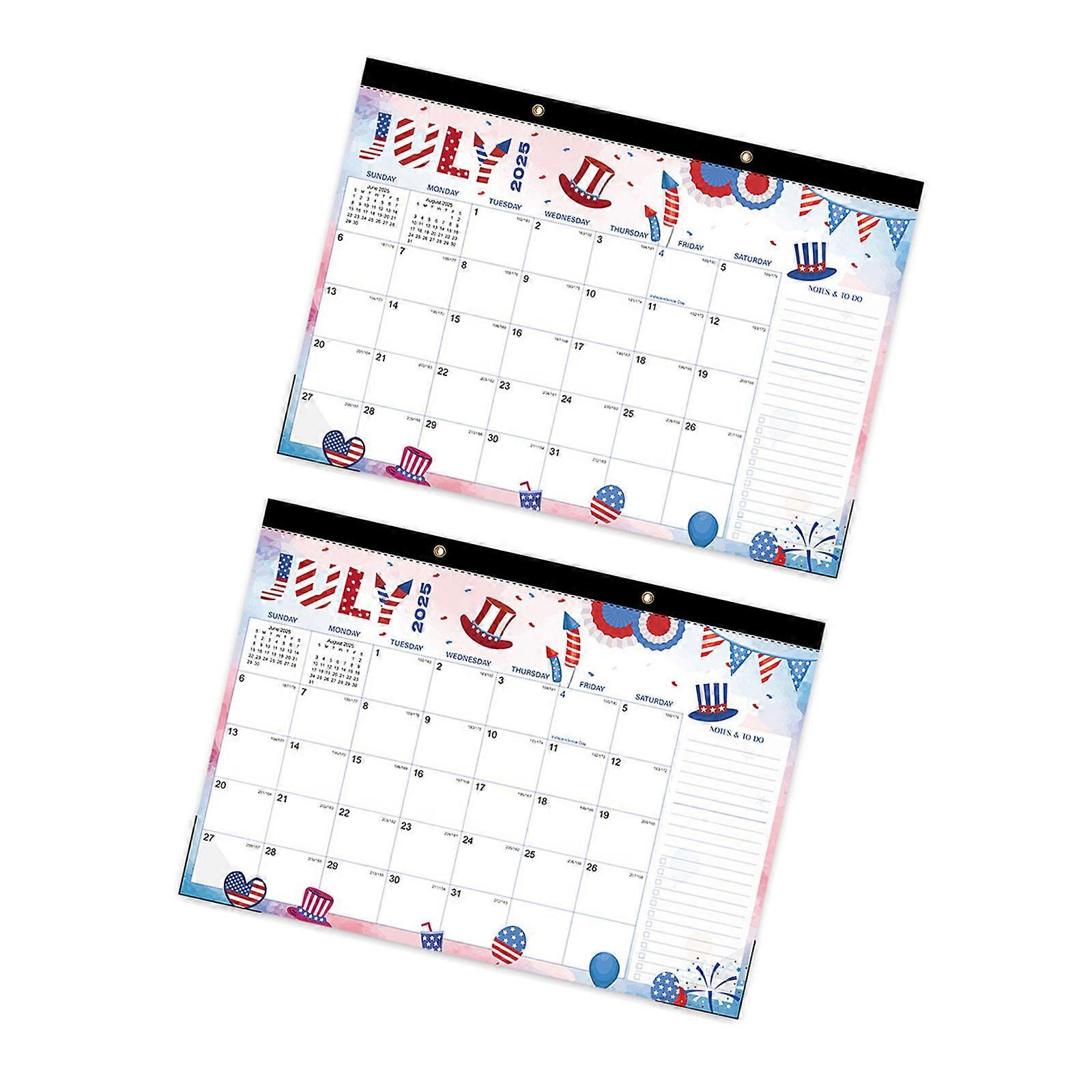2 יחידות 2025-2026 לוח שנה תלוי על הקיר פועל בין התאריכים 07/2025 עד 12/2026 מתכנן לוח שנה חודשי לקיר לתכנון יומי צבעוני