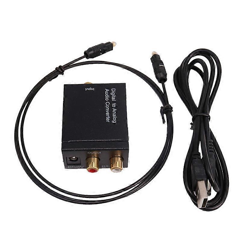 Digital to Analog Converter Coaxial or Toslink Digital o Signal to Analog L/R o Digital o Converter