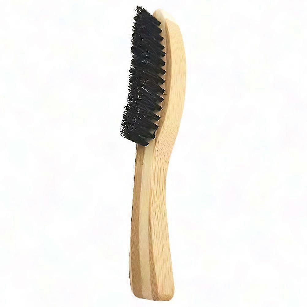 Men's Soft Beard Brush with Long Handle Portable Solid Wood for Home
