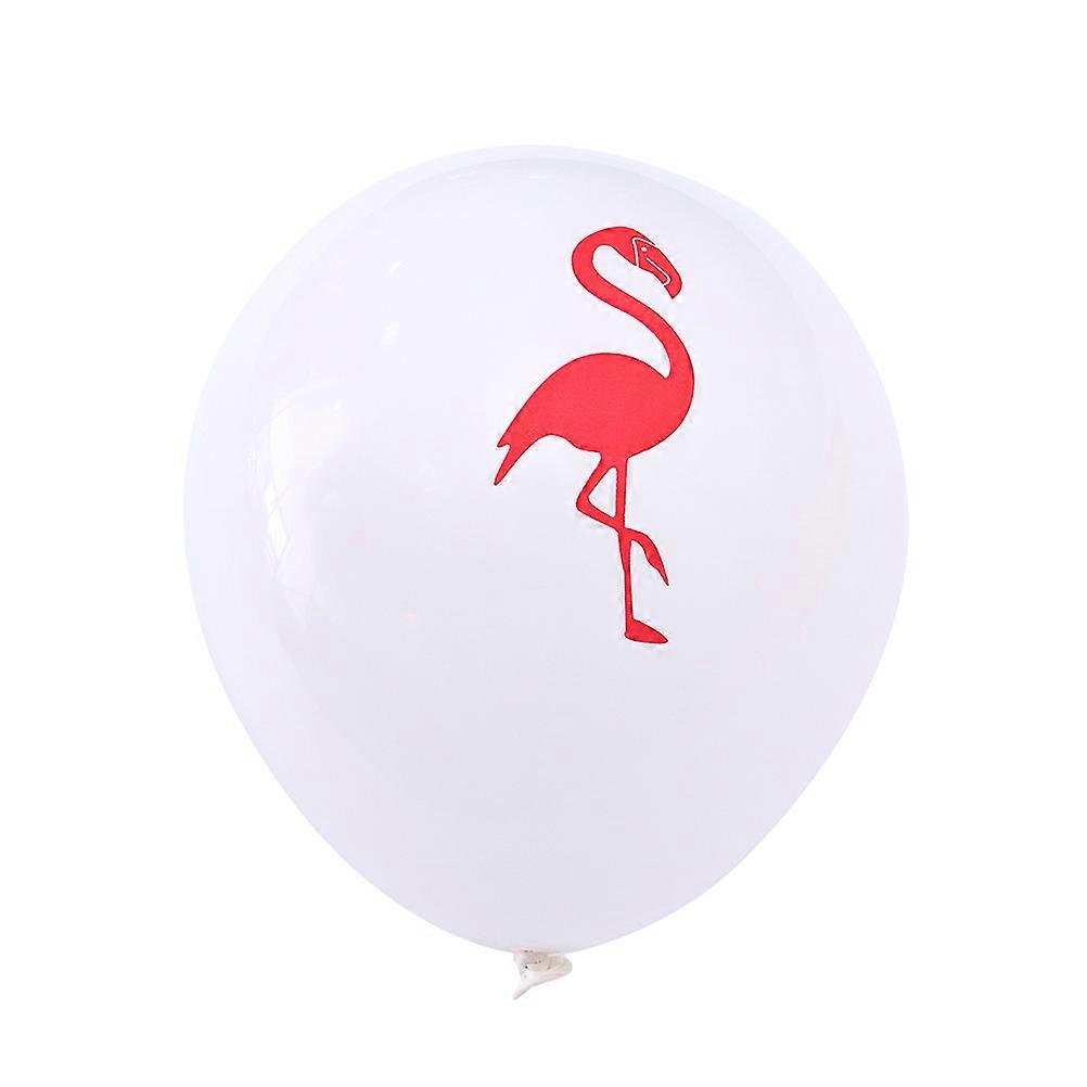 Tropical Party Decorations Balloon Festive Atmosphere White Color 10 Inch Size Hawaiian Theme 20Pack