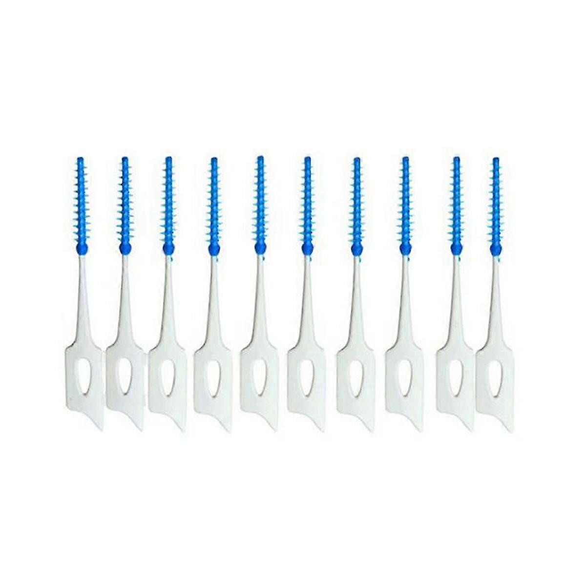 Tooth Cleaner Plaque Removal Disposable Interdental Brush For and White 40Set
