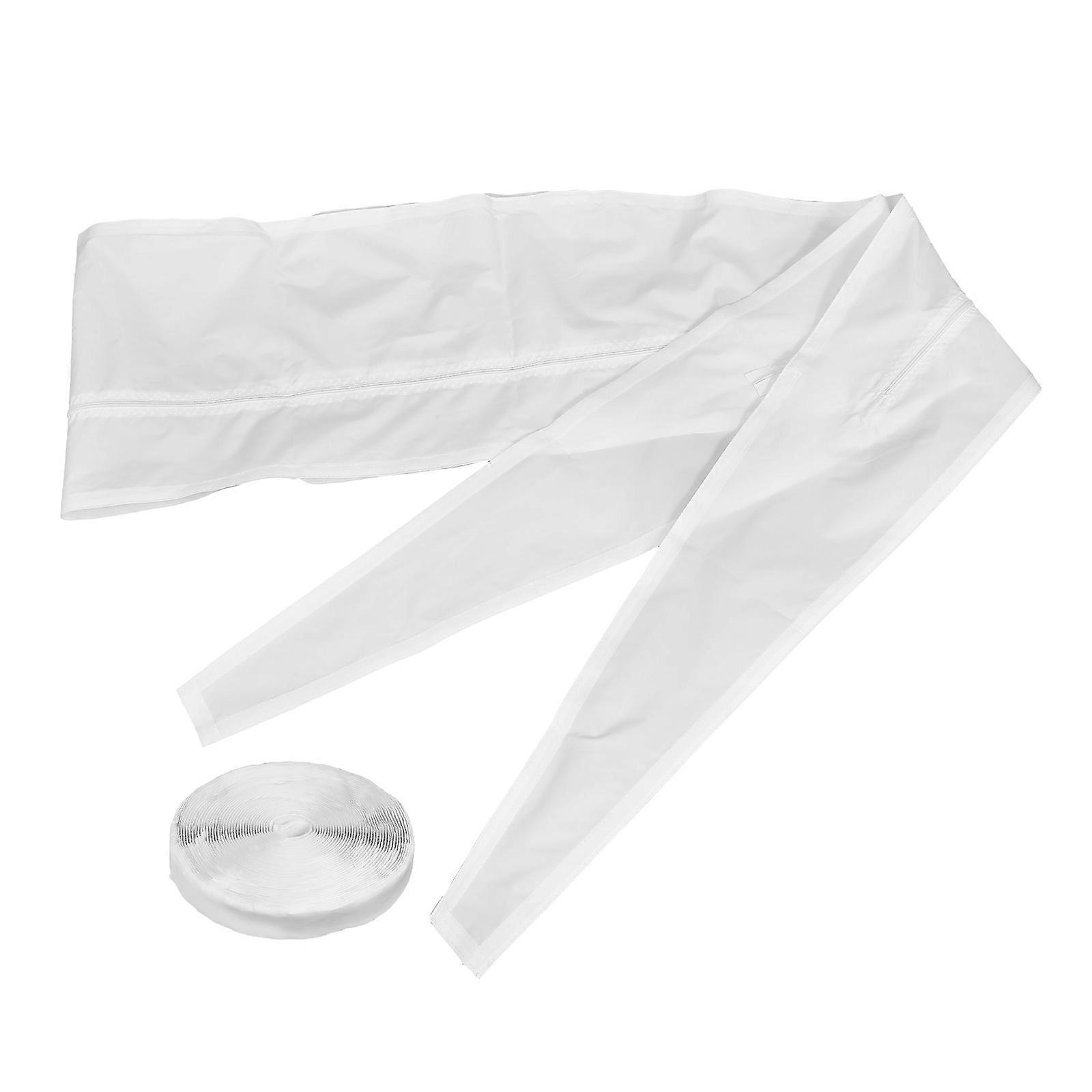 Air Conditioner Window Seal Cloth Windproof Breathable Air Vent Protector for Home Cooling, Easy Installation, Double Opening Design