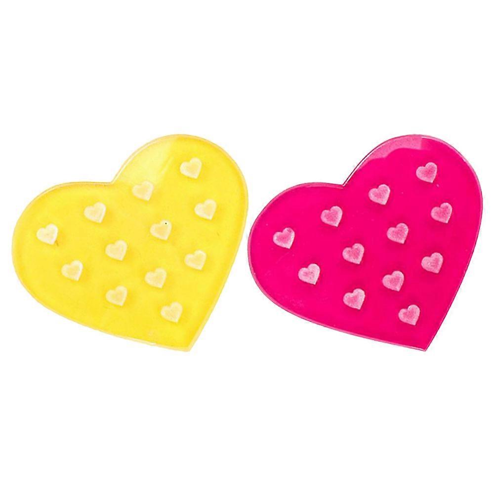 Eyelash Extension Pads Glass False Eyelash Extension Glue Holder 2Pcs