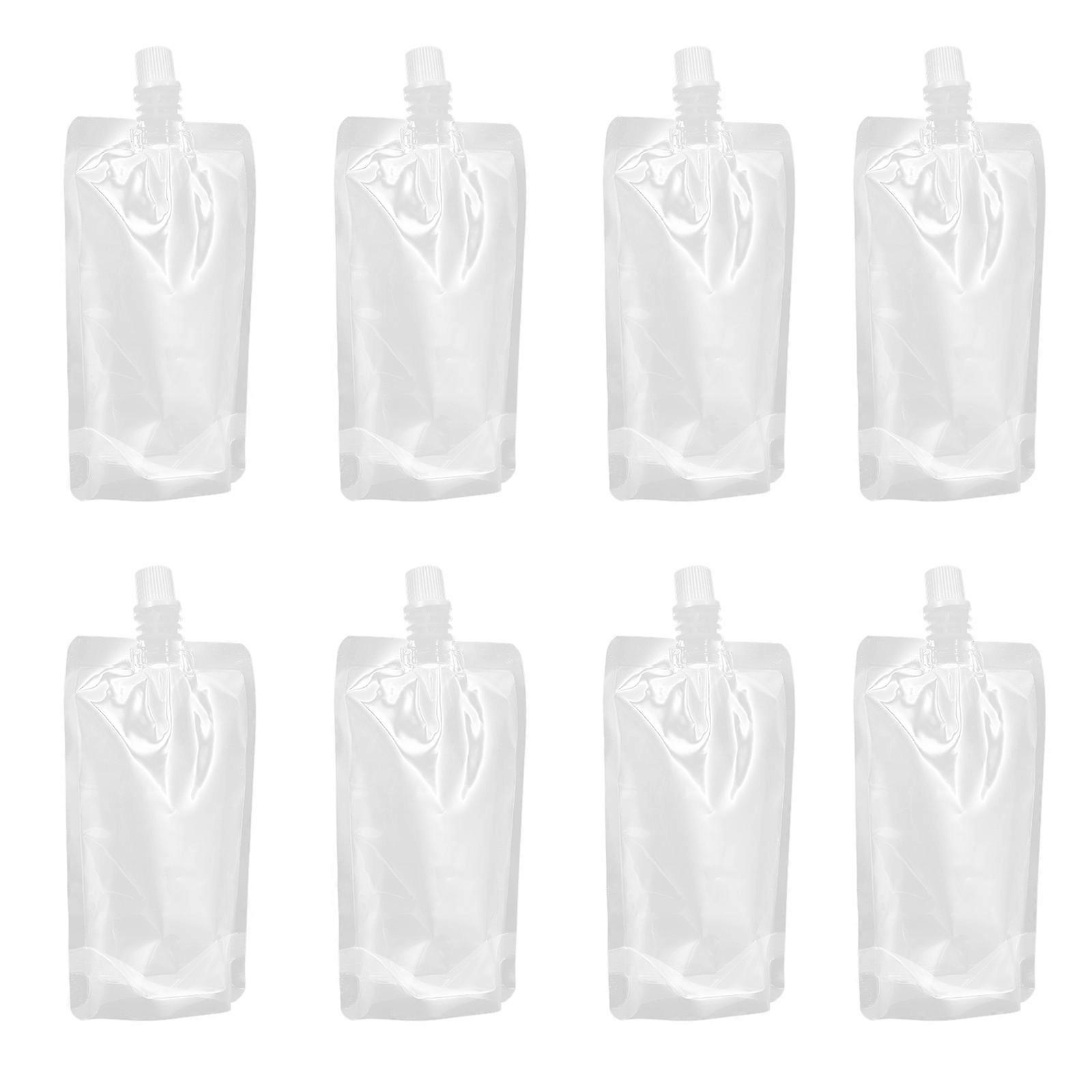 30Pcs 200ML Transparent Drinks Flasks Liquor Pouch Reusable Beverages Drinking Flasks