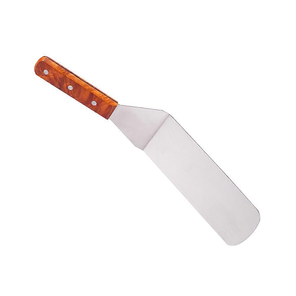 Stainless Steel Steak with Wooden Handle for Kitchen Use Strong Resistance and 1PC White