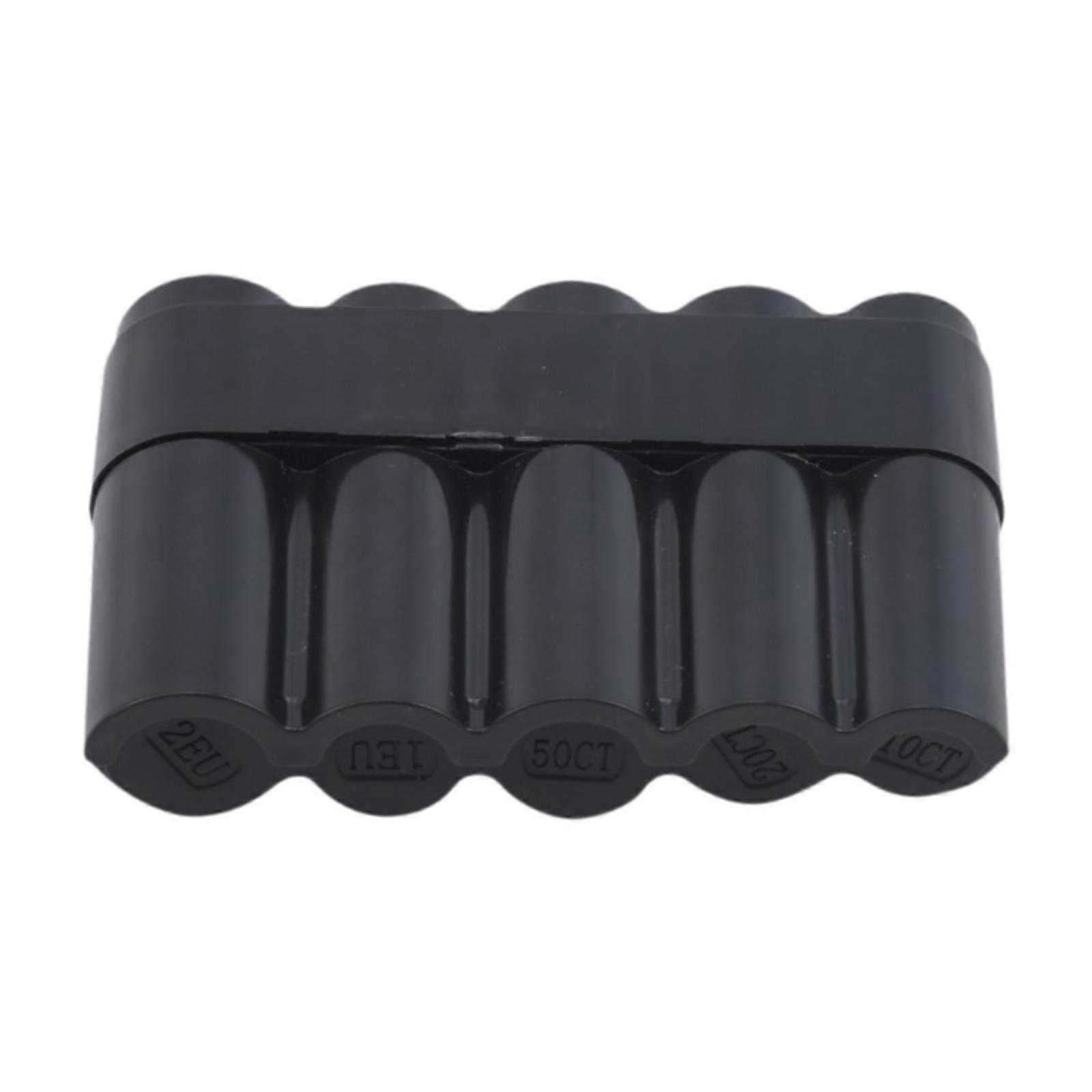 Holder Capsules Collector Case Spring Loaded 5 Compartments Change Holder