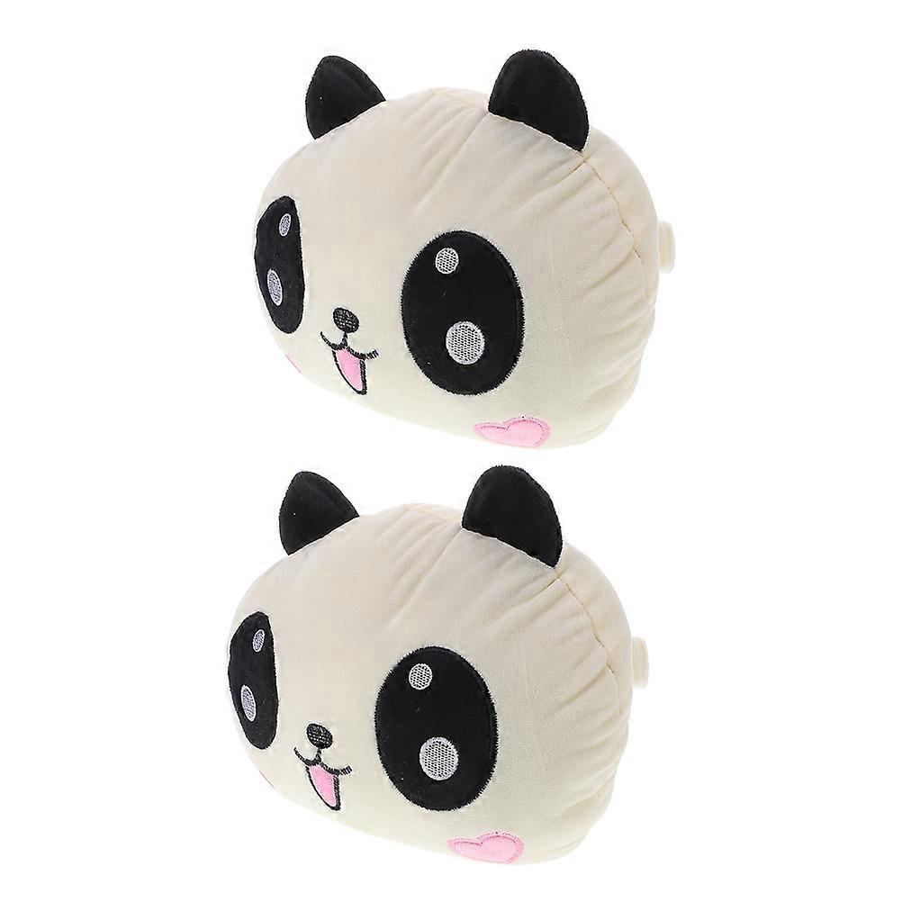 Here's a polished and professional product description based on the title you provided:
**2pcs Panda Car Headrest Pillow – Comfortable Neck