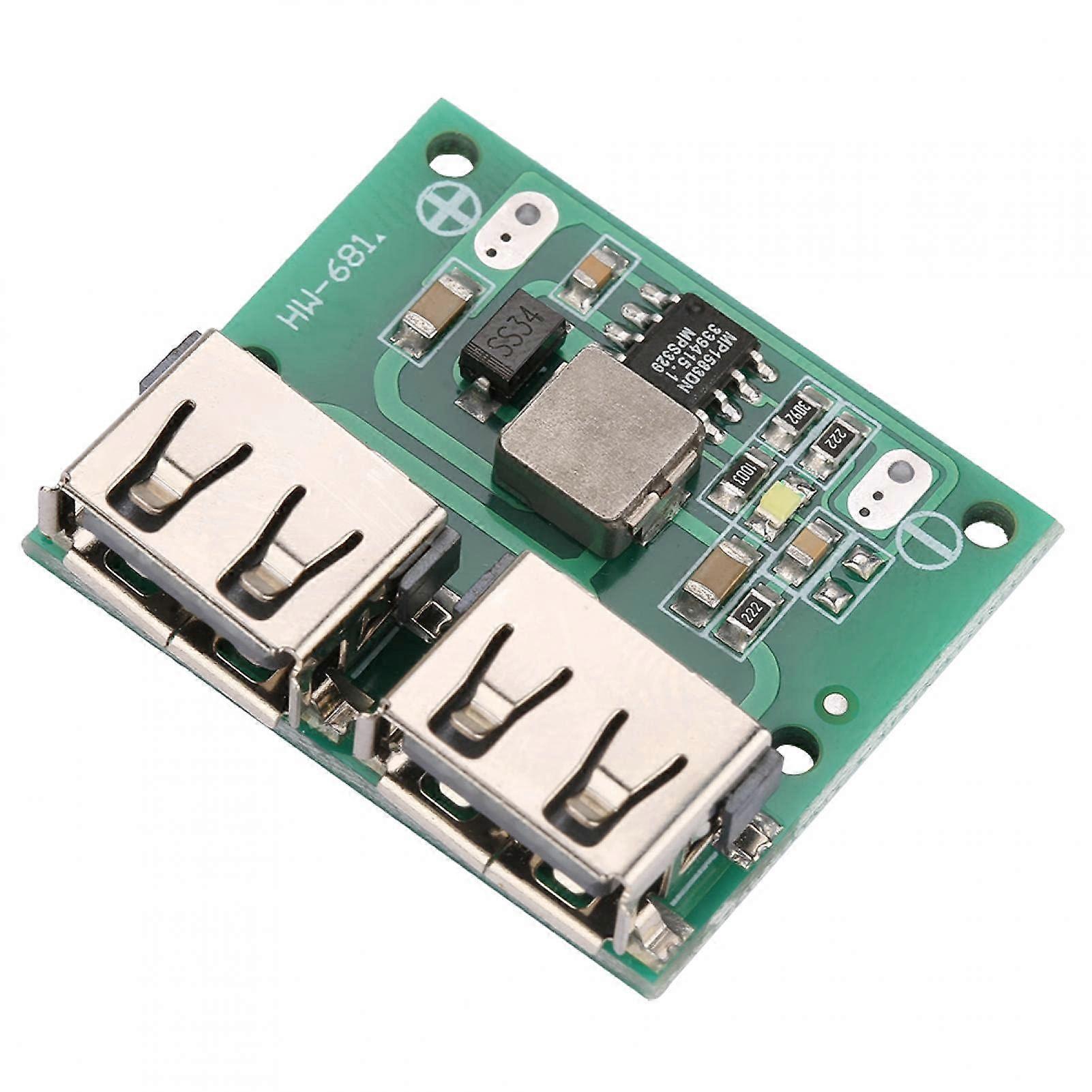 Step Down Power Charging Module, Dual USB Output 9V/12V/24V to 5V 3A DCDC StepDown Power Charger Module Car Charge Controller