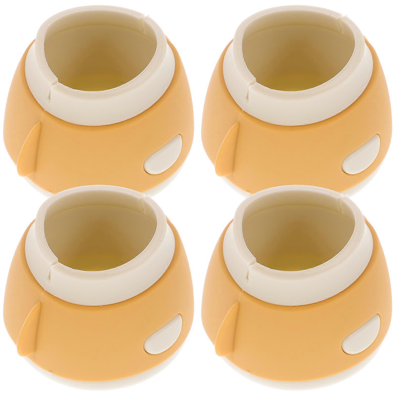 Elastic Silicone Chair Leg Caps Non Slip Furniture Protectors for Home or Office Use Translucent Design to Prevent Scratches and Noise