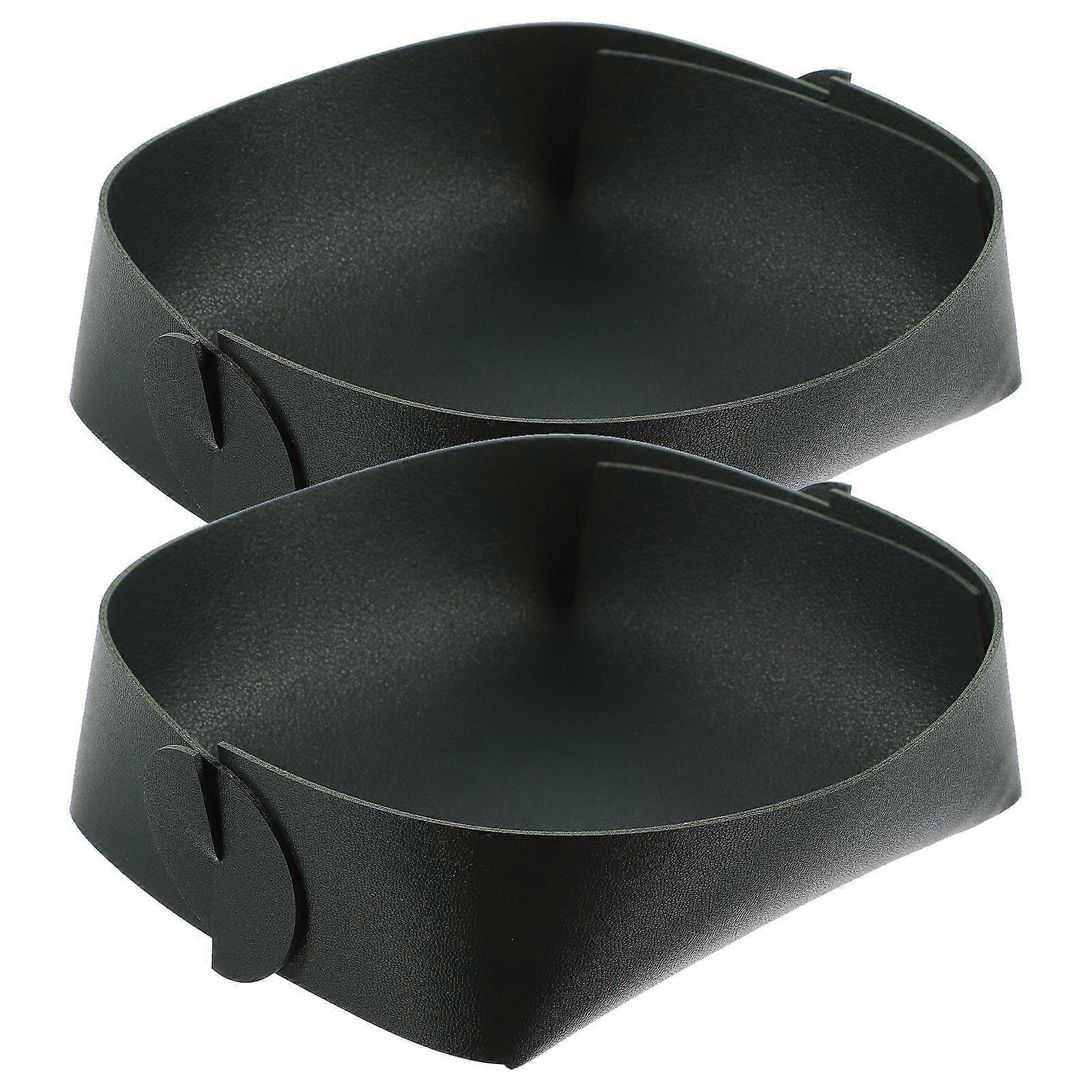 2Pcs Entryway Key Chain Tray Desktop Storage Organizer Decorative Jewelry Finishing