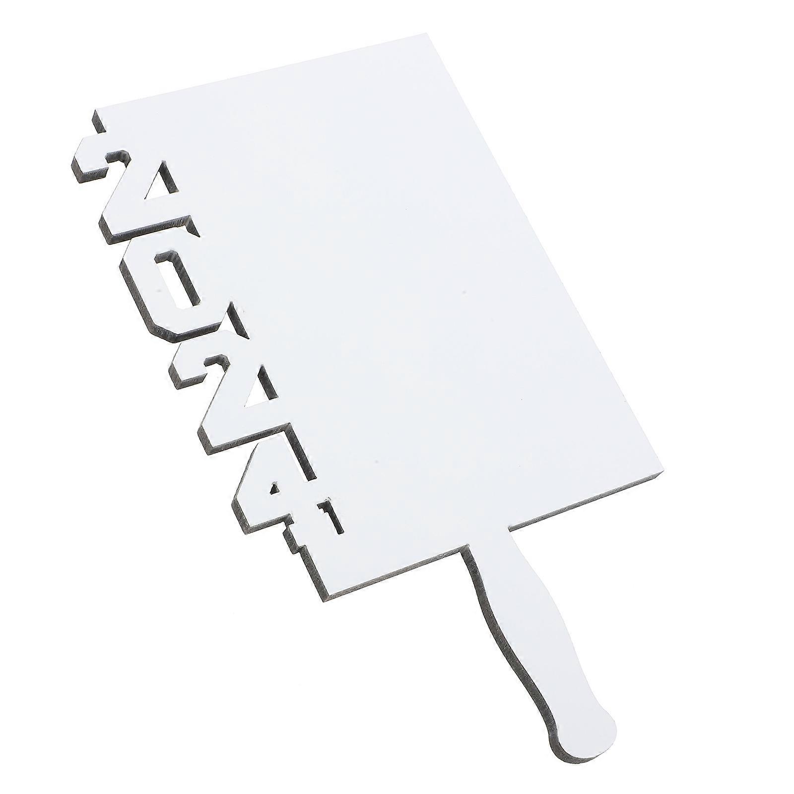 DIY Graduation Sublimation Fan Photo Frame in White Density Board for Decor 2024