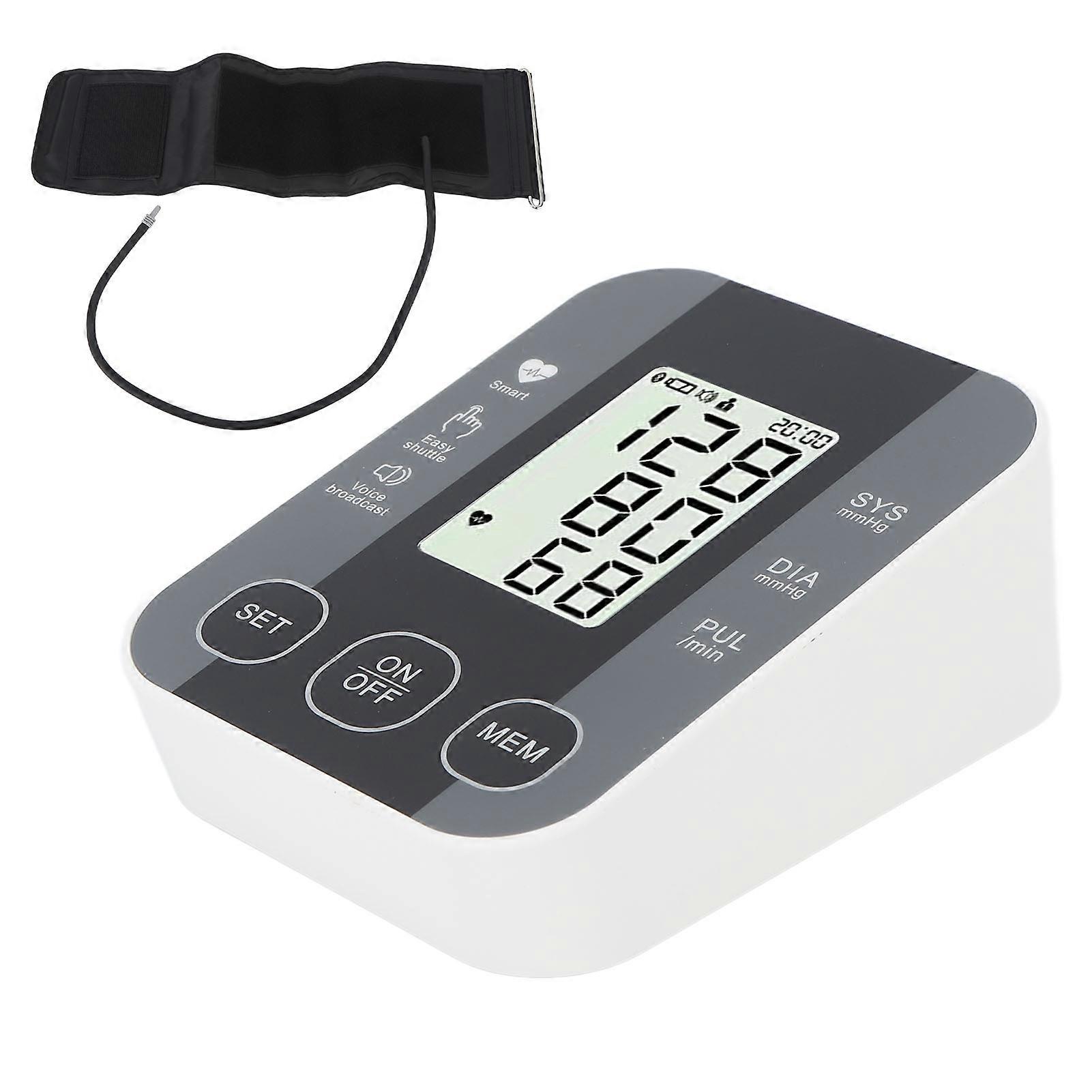 Blood Pressure Machine High Accuracy Voice Broadcast Automatic Intelligent LCD Blood Pressure Device