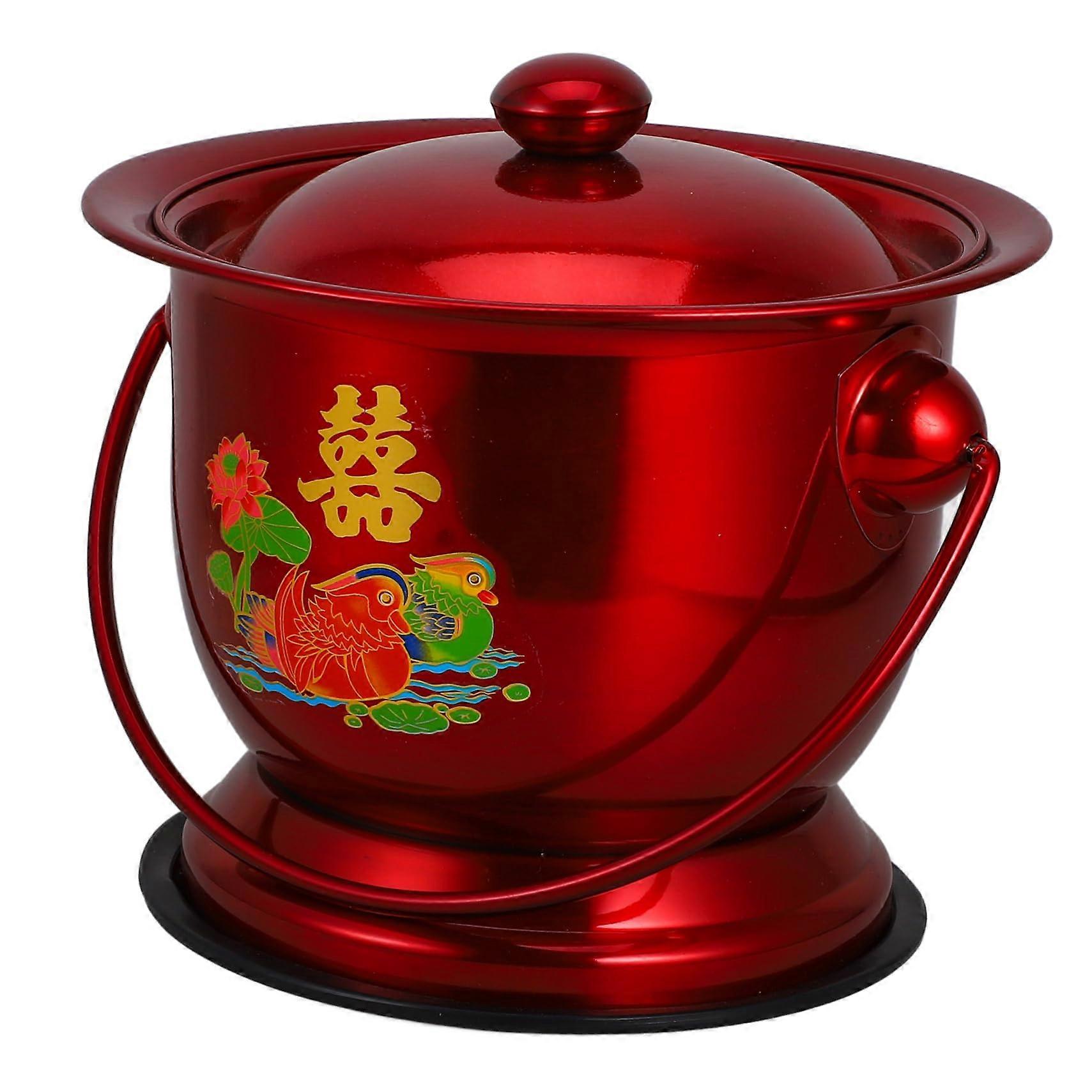 Urine Container for Adults Portable Commode Bucket for Seniors and Pregnant Women Ergonomic Reusable for Home and Camping