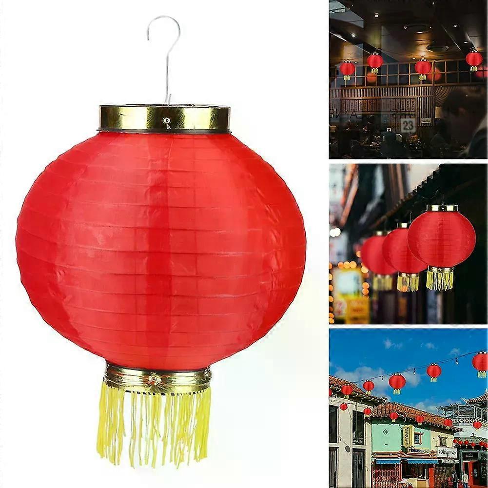 1 X Lanterns 10 Inch Waterproof Red Round Series Lanterns Japanese & Korean Folding Advertising Lanterns