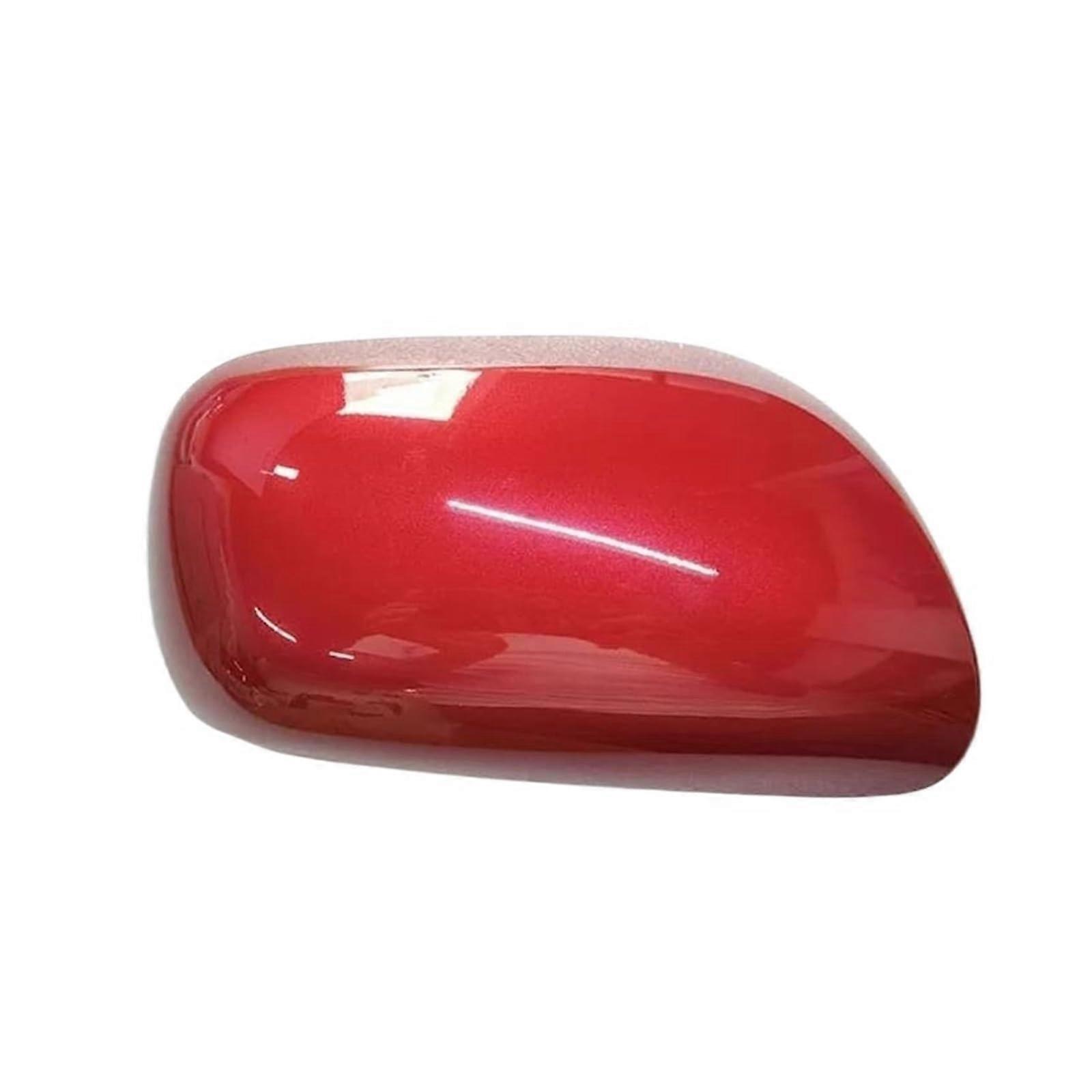Side Mirror Cover Red Glitter Replacement Shell Auto Mirror Housing for Toyota Yaris 2006-2011