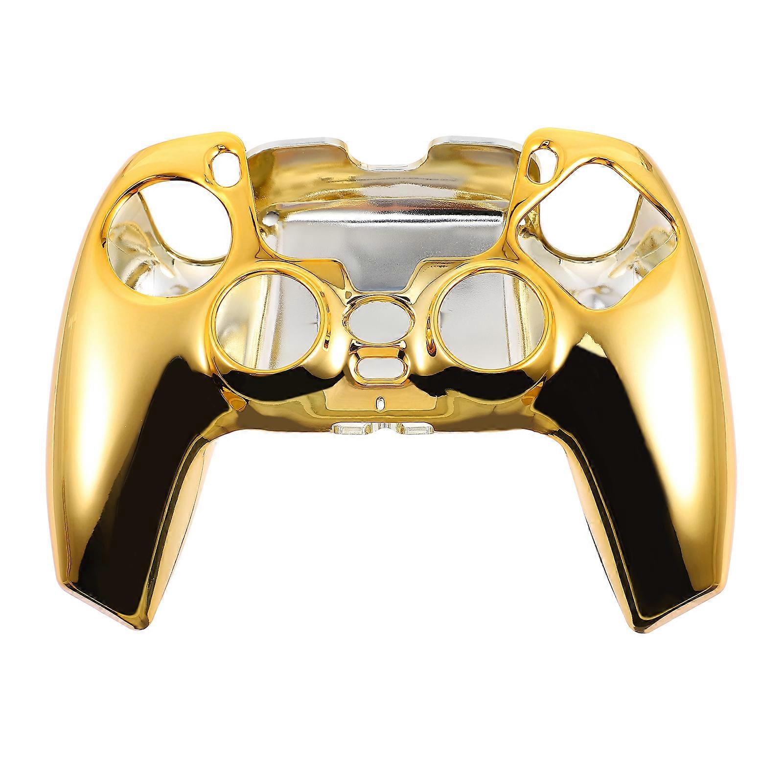 Golden Gamepad Protective Cover Durable ABS Material for Comfortable Use