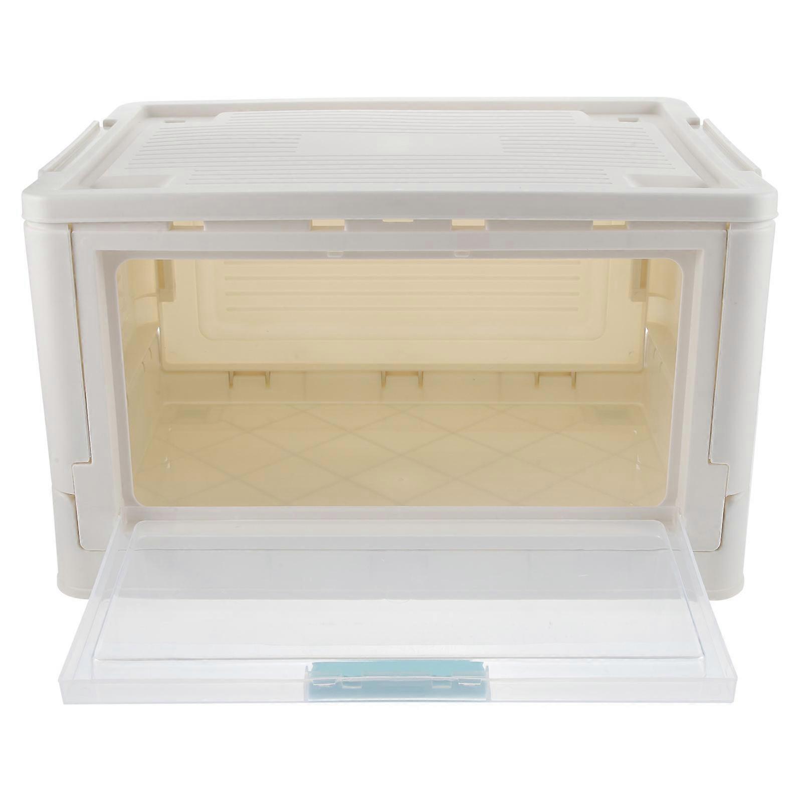 Blue Foldable Storage Box for Home and Office Use Suitable for Chicken 12.5x8.5x9.5 Inches