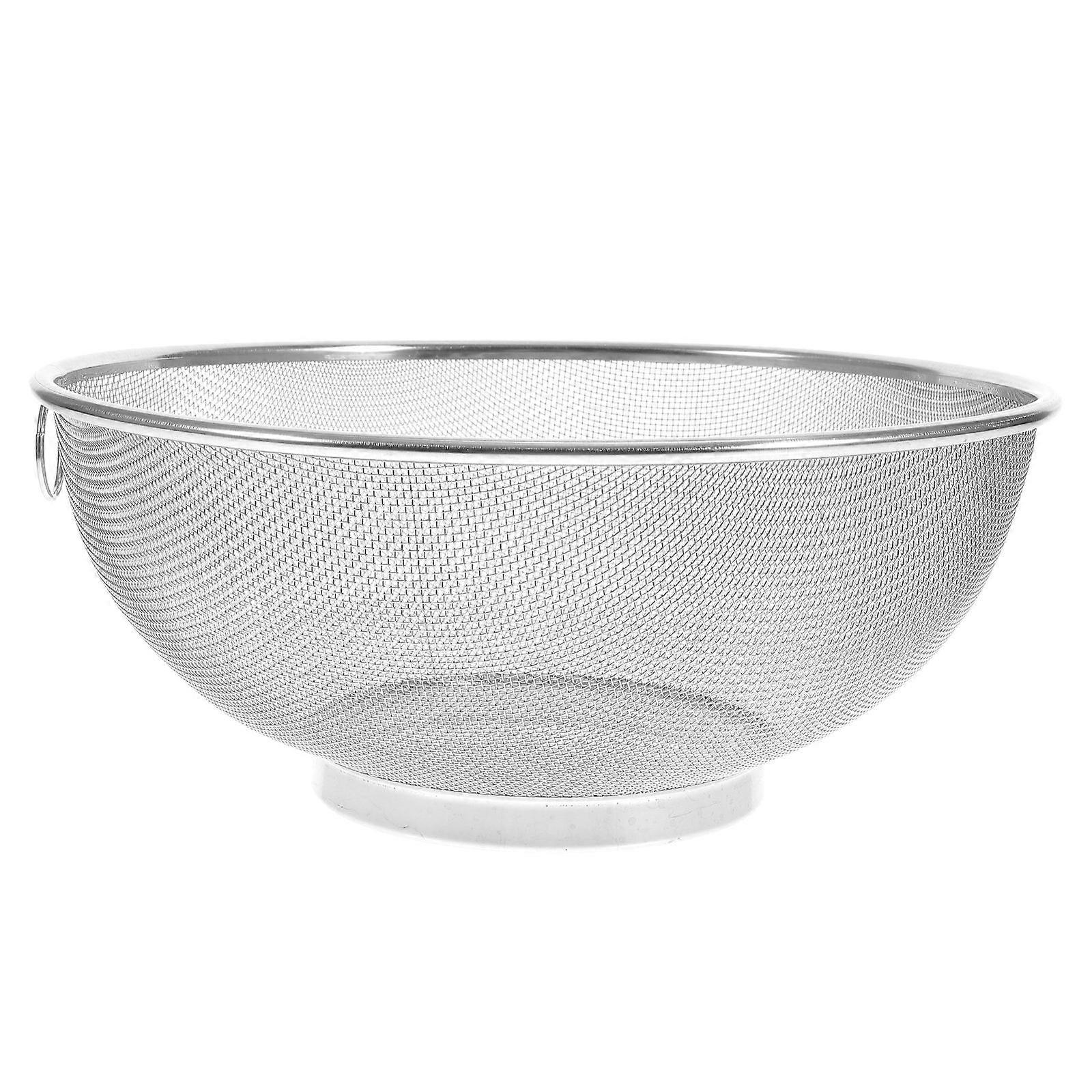 Kitchen Multi-Functional Drain Basket Vegetable Cleaning Tool With Water Filtering Ability 24x24x11cm 1Set