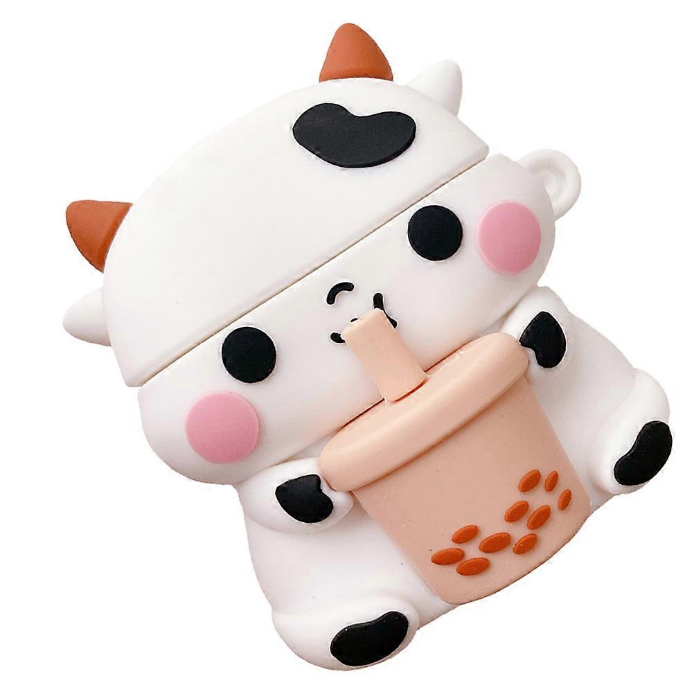 Cartoon Earphone Box Cover Suitable For Daily Use And Travel Needs In Assorted Color Protecting Wireless Earphones 1Pack