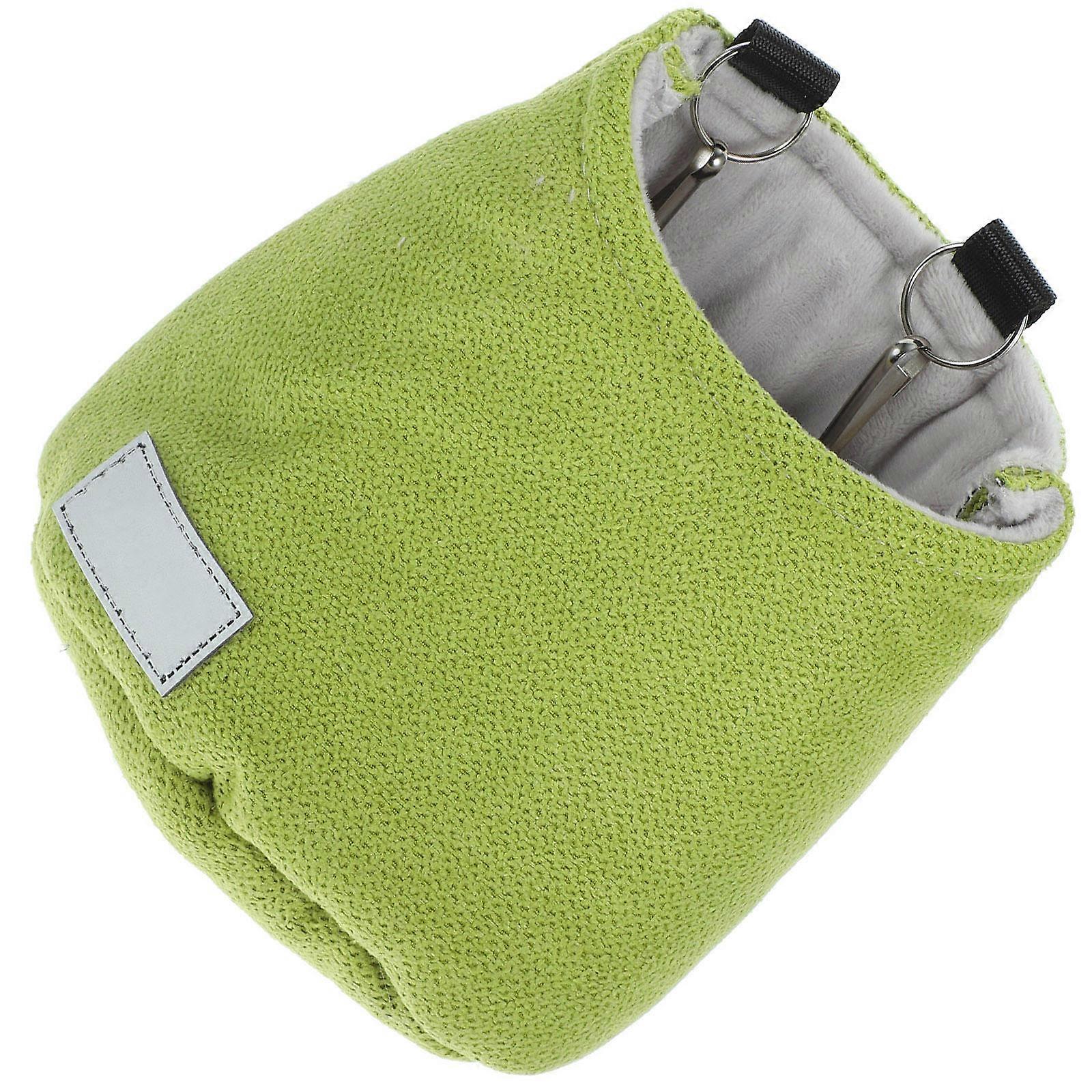 Hammock Pouch For Sugar Gliders Indoor Use Olive Green Sleeping Bed 1Pack