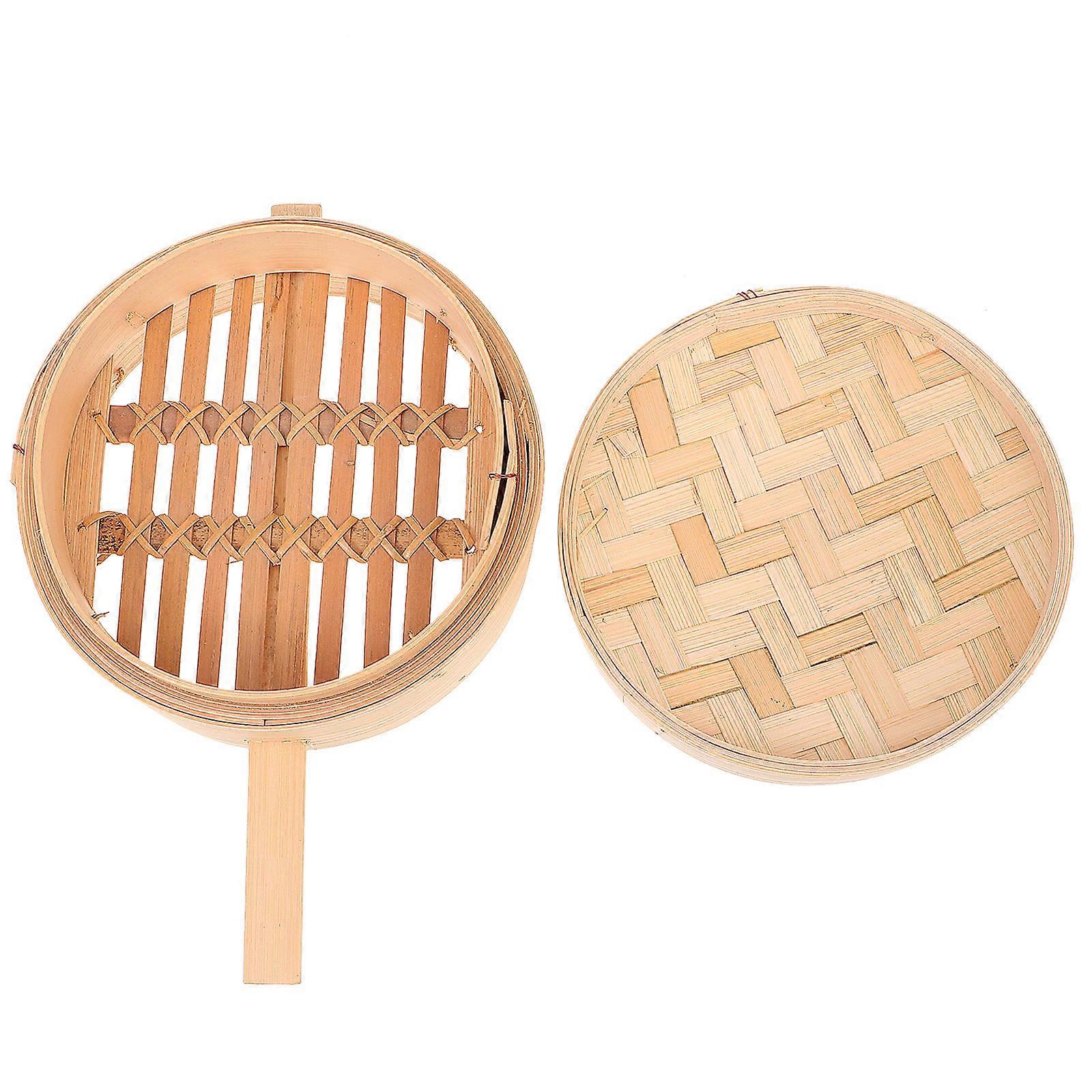 Bamboo Steamer for Healthy Cooking Retains Nutrients Easy to Clean and Store Assorted Color