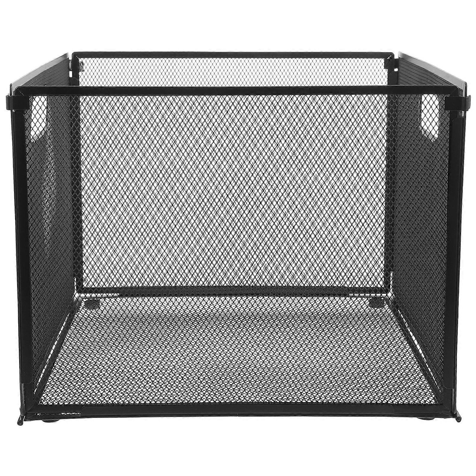 Stainless Steel Mesh Multi Layer Desktop File Organizer for Office & Home – Large Capacity Document, Paper & Magazine Storage Rack for Easy