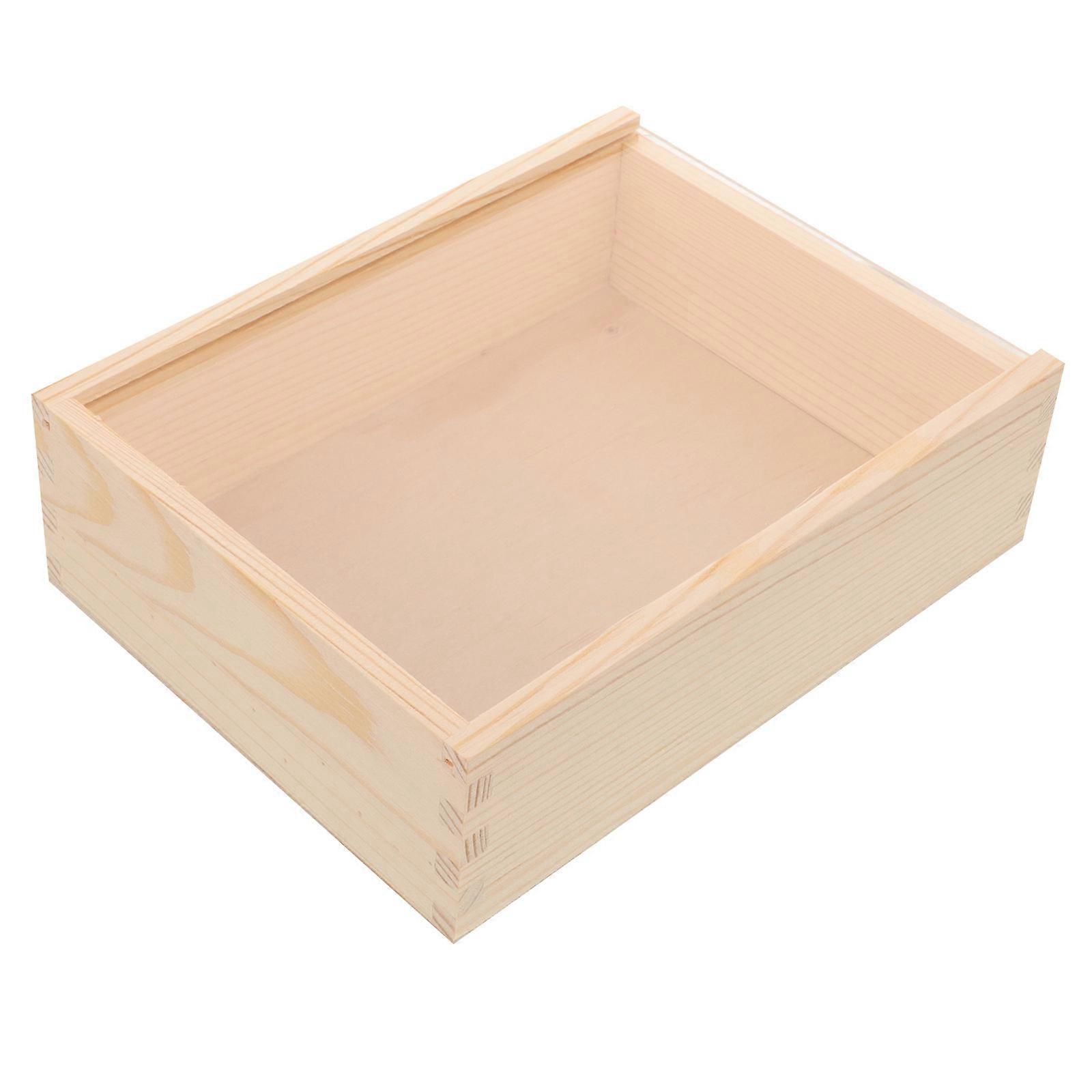 Wood Bible Box Trinket Storage Box Wood Antique Storage Container