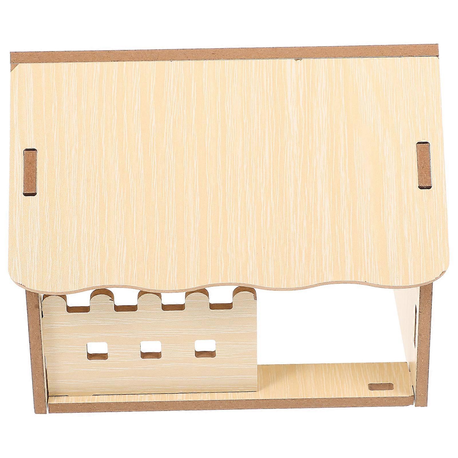 Wooden Hamster Hiding Cabin 1 Set Guinea Pig Nest Pet House