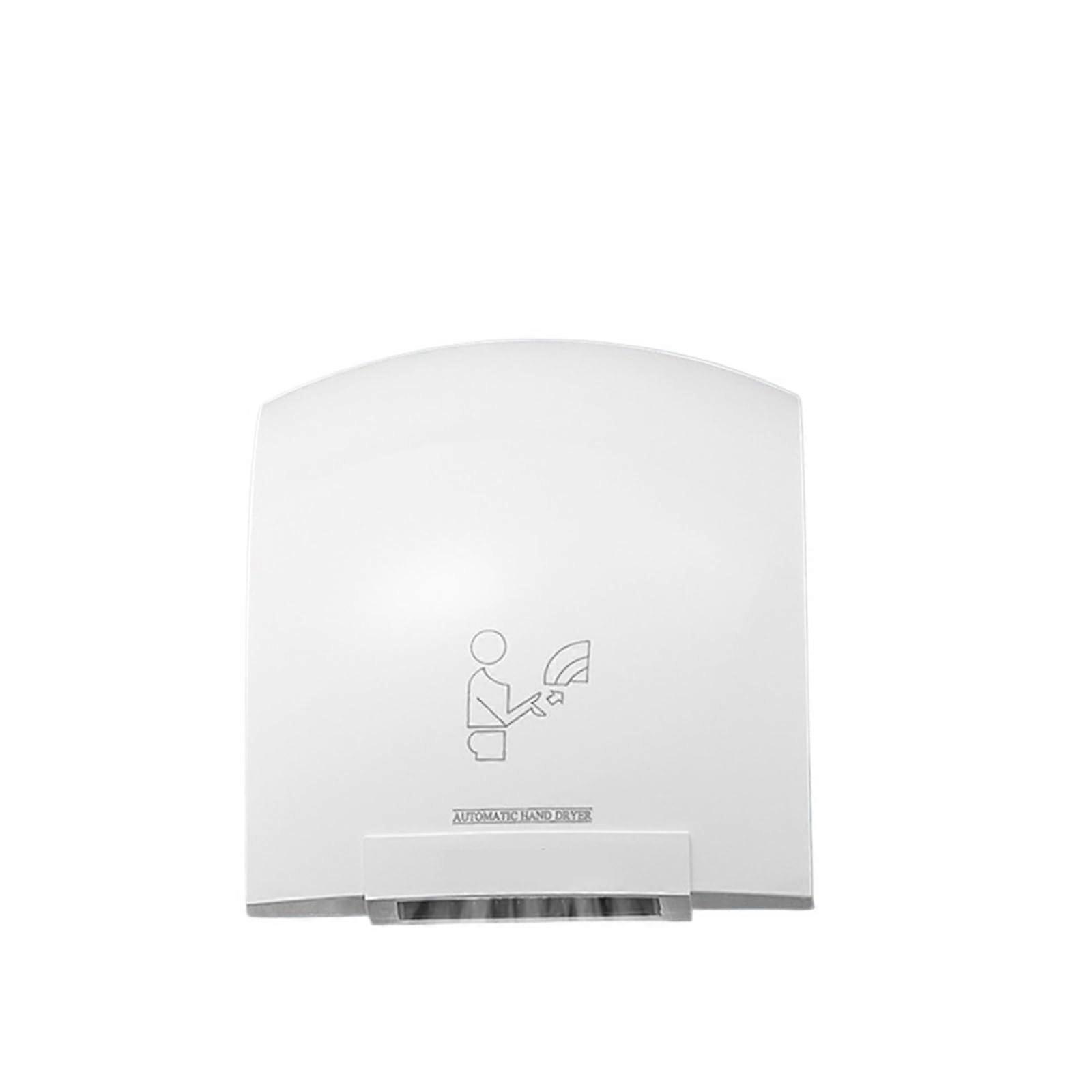Automatic Induction Hand Dryer, Wall-Mounted, Quiet, High Speed, For Bathroom, White