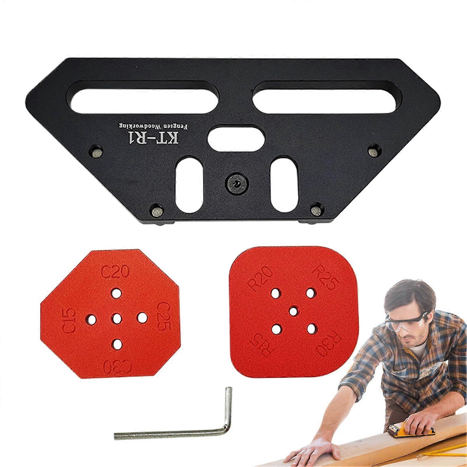 Corner Radius Template Set Lightweight Aluminum Hand Tools'