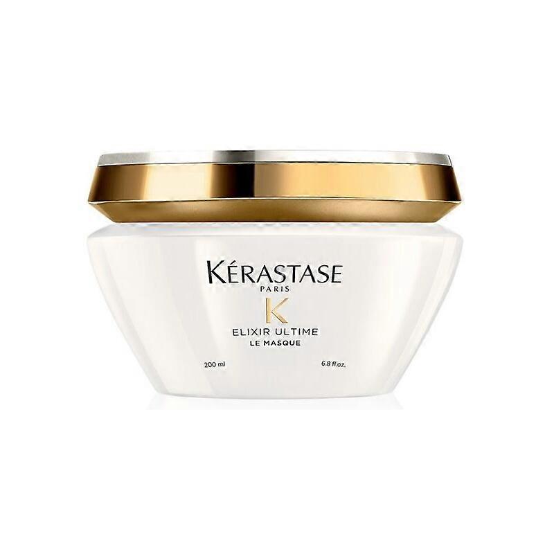 Kérastase Elixir Ultime Masque Capillaire, Soin Brillance Infusé d’Huile, Pour Cheveux Ternes, Aux Cinq Huiles Précieuses 200ml