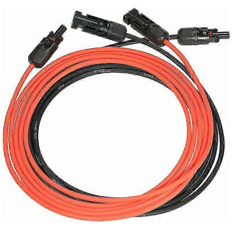 MC4延長ケーブル14AWG、3m / 10ft、太陽光発電システム用赤と黒のペア