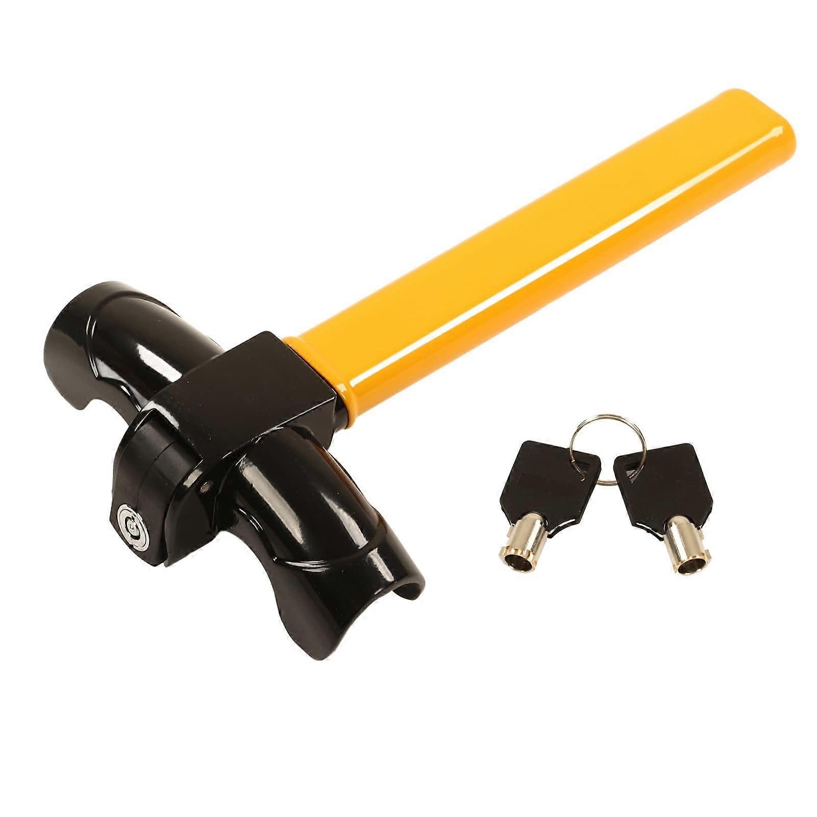 Steering Wheel Lock for Vehicle Theft Protection - Heavy-Duty, Weather-Resistant, Universal Fit, Durable Security Device
