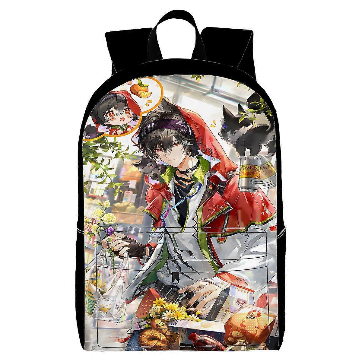 Backpack, with Multiple Organizational Compartments, Fits 15.6 Inch Notebook, for Travel, Teen, Business Work E2468
