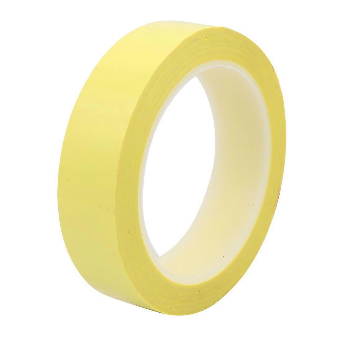 Masking Tape 25mm Wide 66m Single Sided Adhesive Roll for Painting, Crafting, DIY – Yellow
