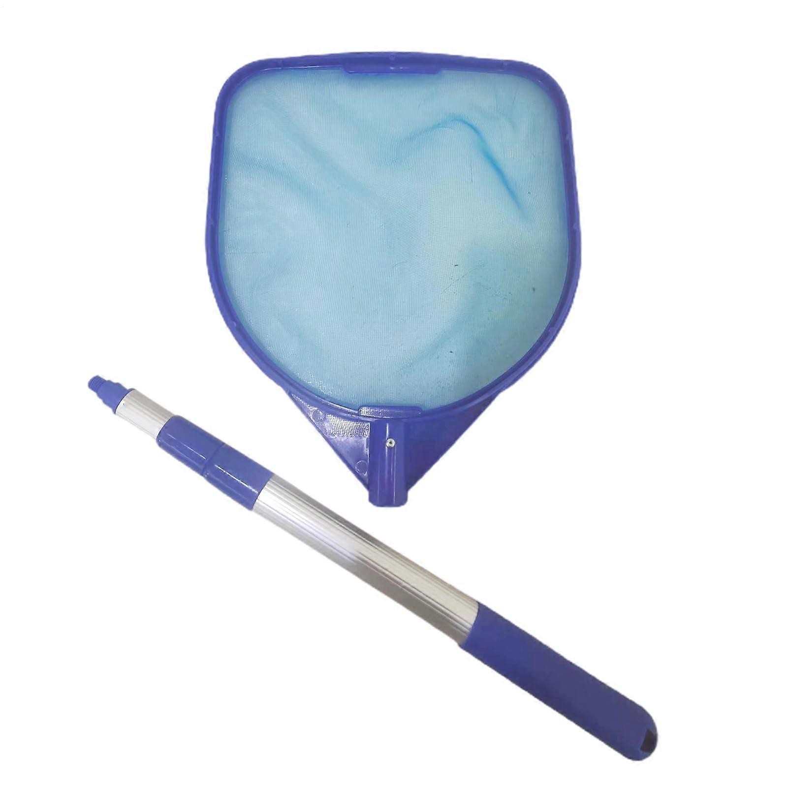 Pool Skimmer Net with Telescopic Pole, Cleaning Tool for Pools, Tubs, Spas, 1741 Inch