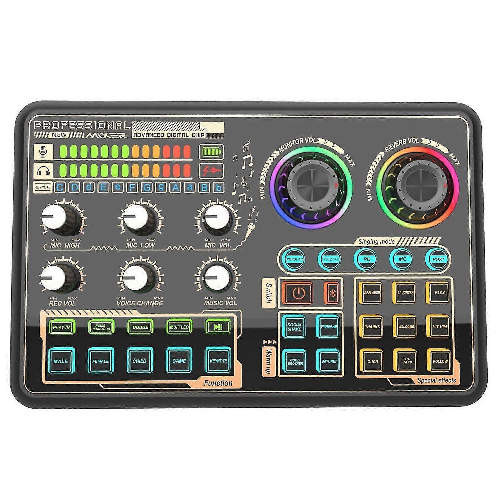 Scheda audio Live Card Computer PC Mixer Console Registrazione professionale in studio