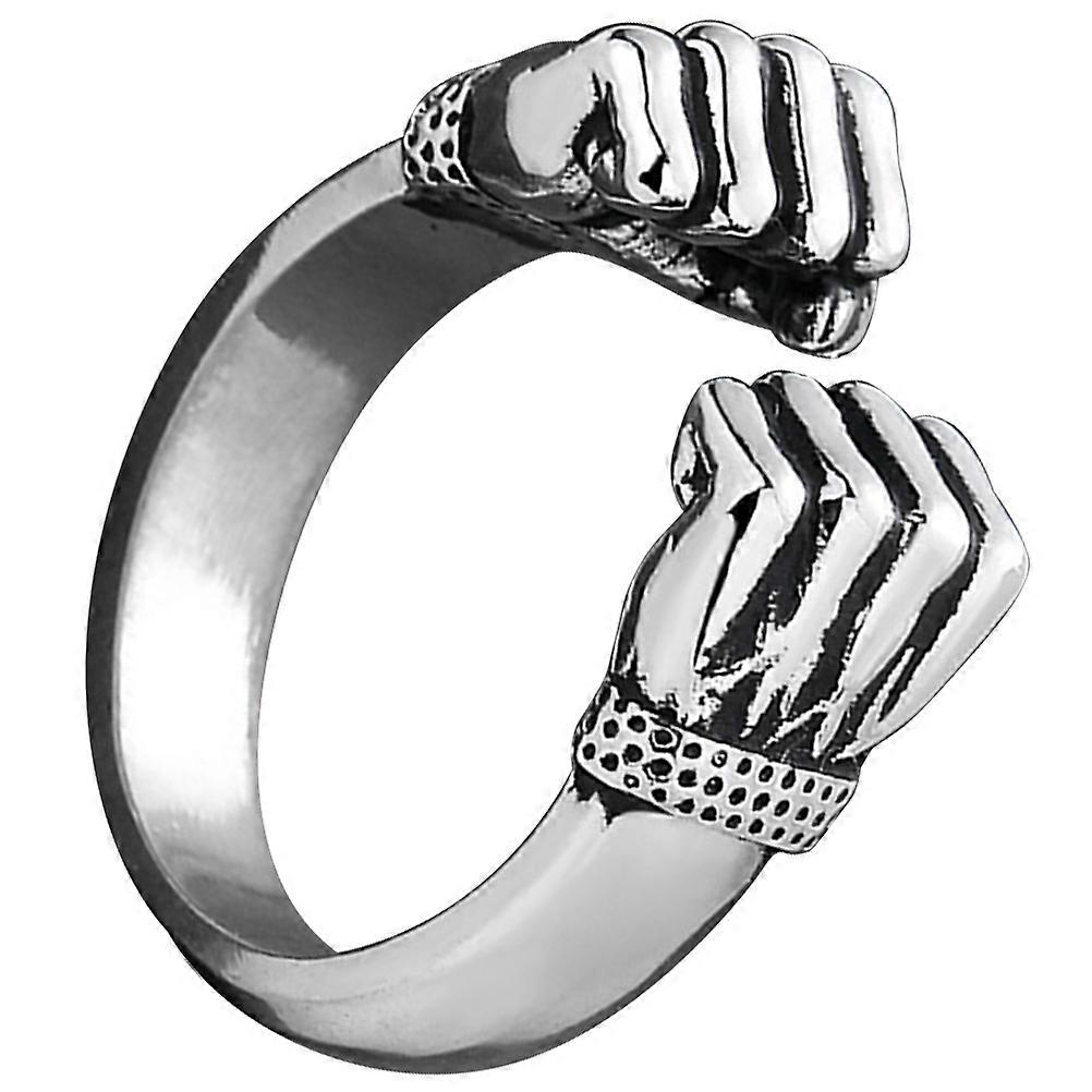 Statement Rings Boxing for Men Silver Alloy Decorative 1Pcs