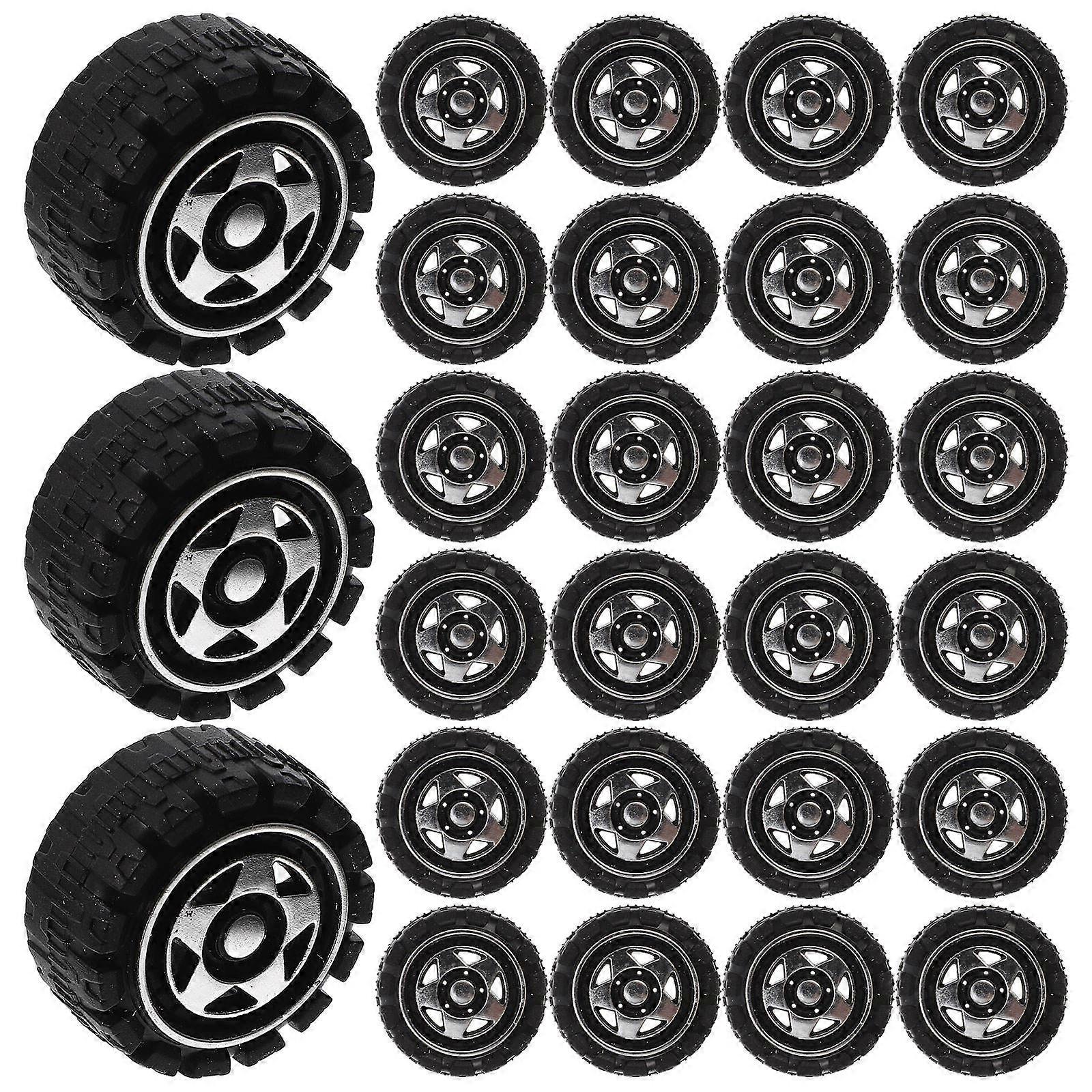 50pcs Wheel Assemble for DIY Car Projects   Safe, Premium Quality for Creative Play and Crafting Fun