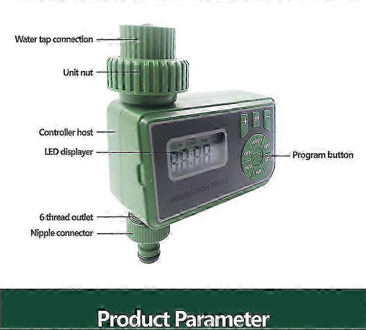 LED Display Automatic Water Timer Irrigation Controller