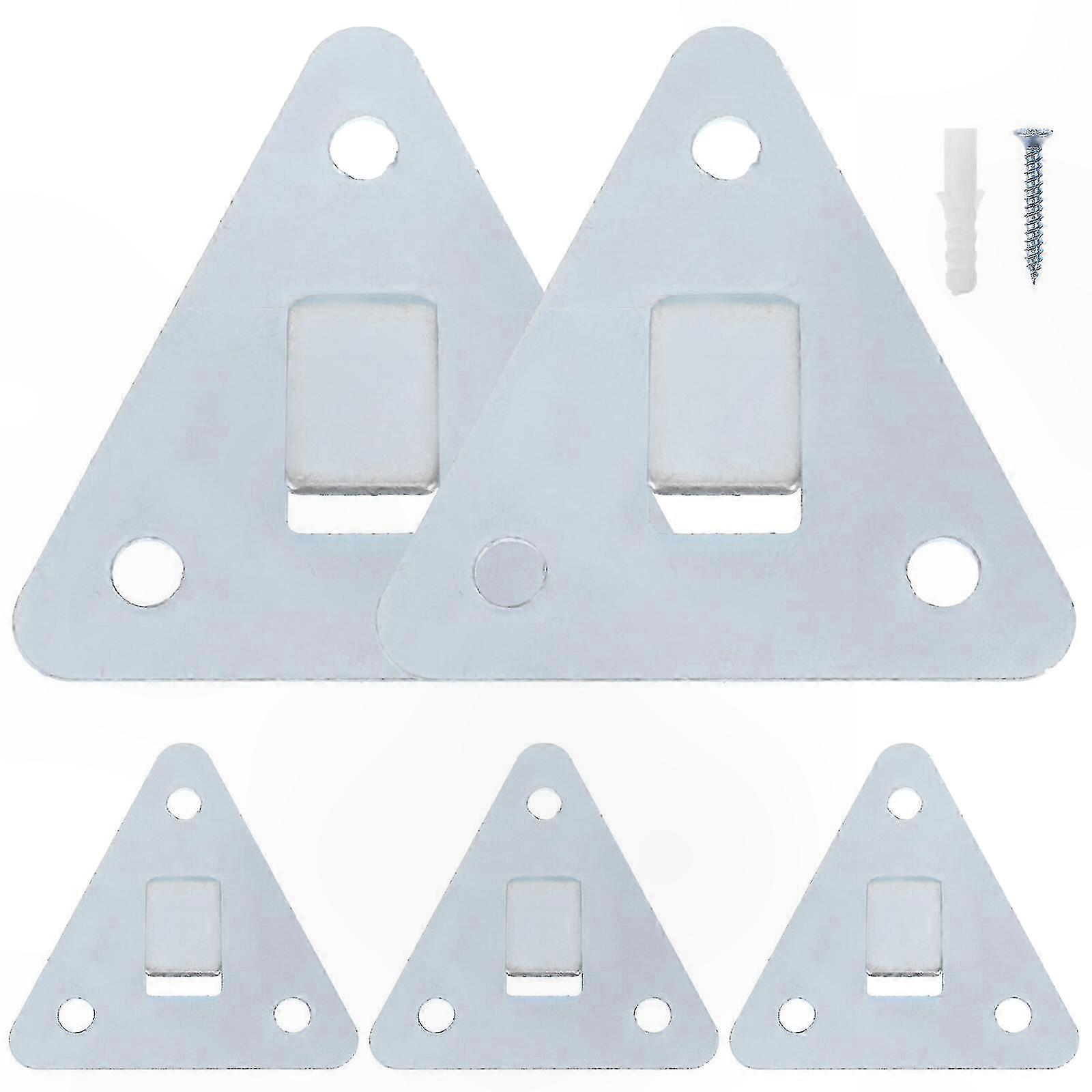 5-Pack Wall Mount Holder for Fire Extinguishers with Hooks