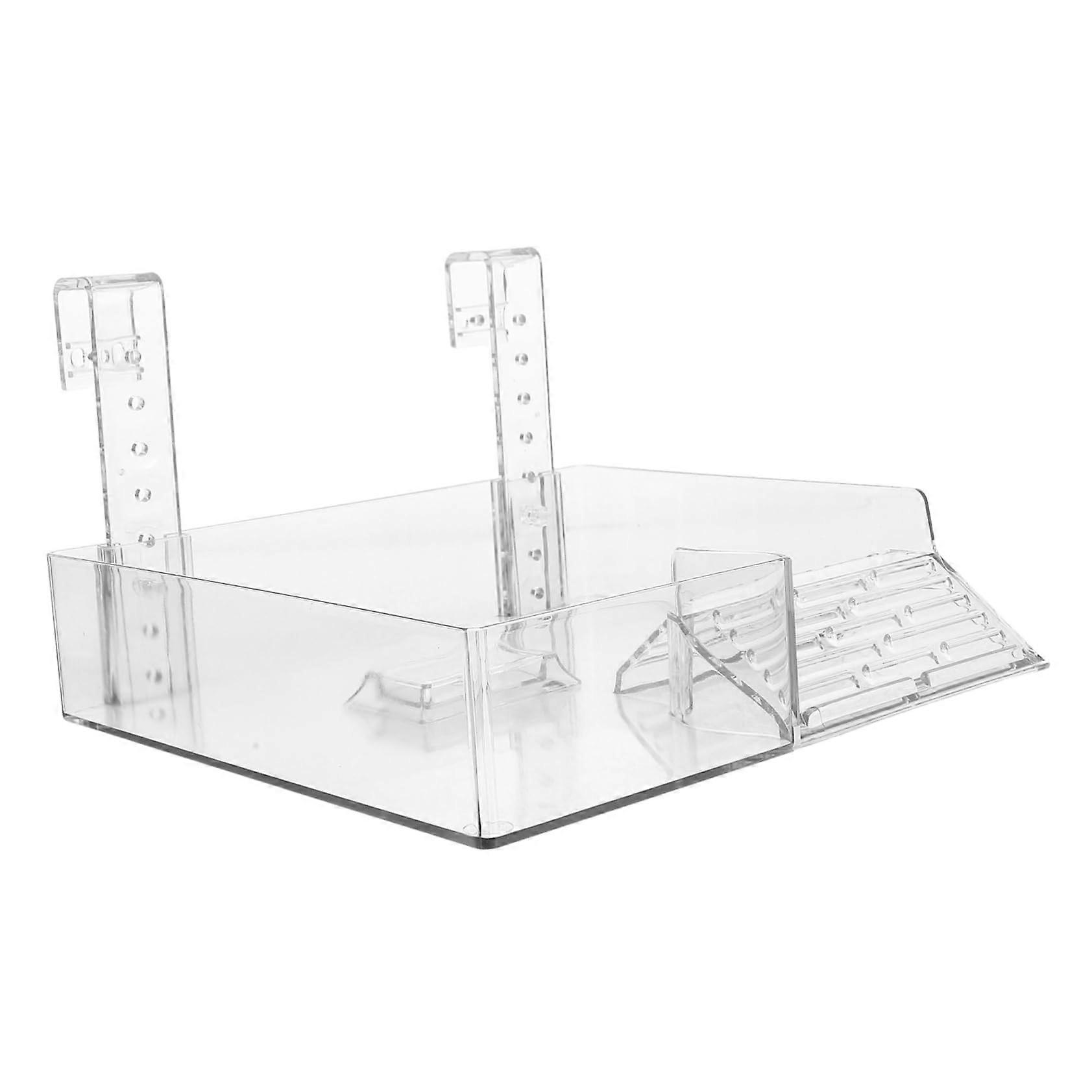 Turtle Tank Accessory Climbing Ladder Floating Basking Platform and Resting Terrace for Terrapin Aquatic Habitat