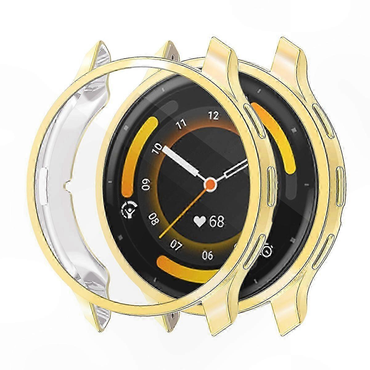 Full Coverage TPU Frame Watch Case with Screen Protector for Garmin Venu 3S