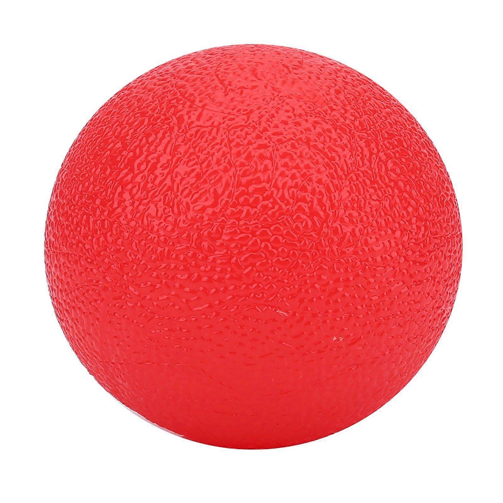 Silicone Massage Grip Ball for Hand Finger Strength Exercise for Body Builders Computer Workers(Red 25)