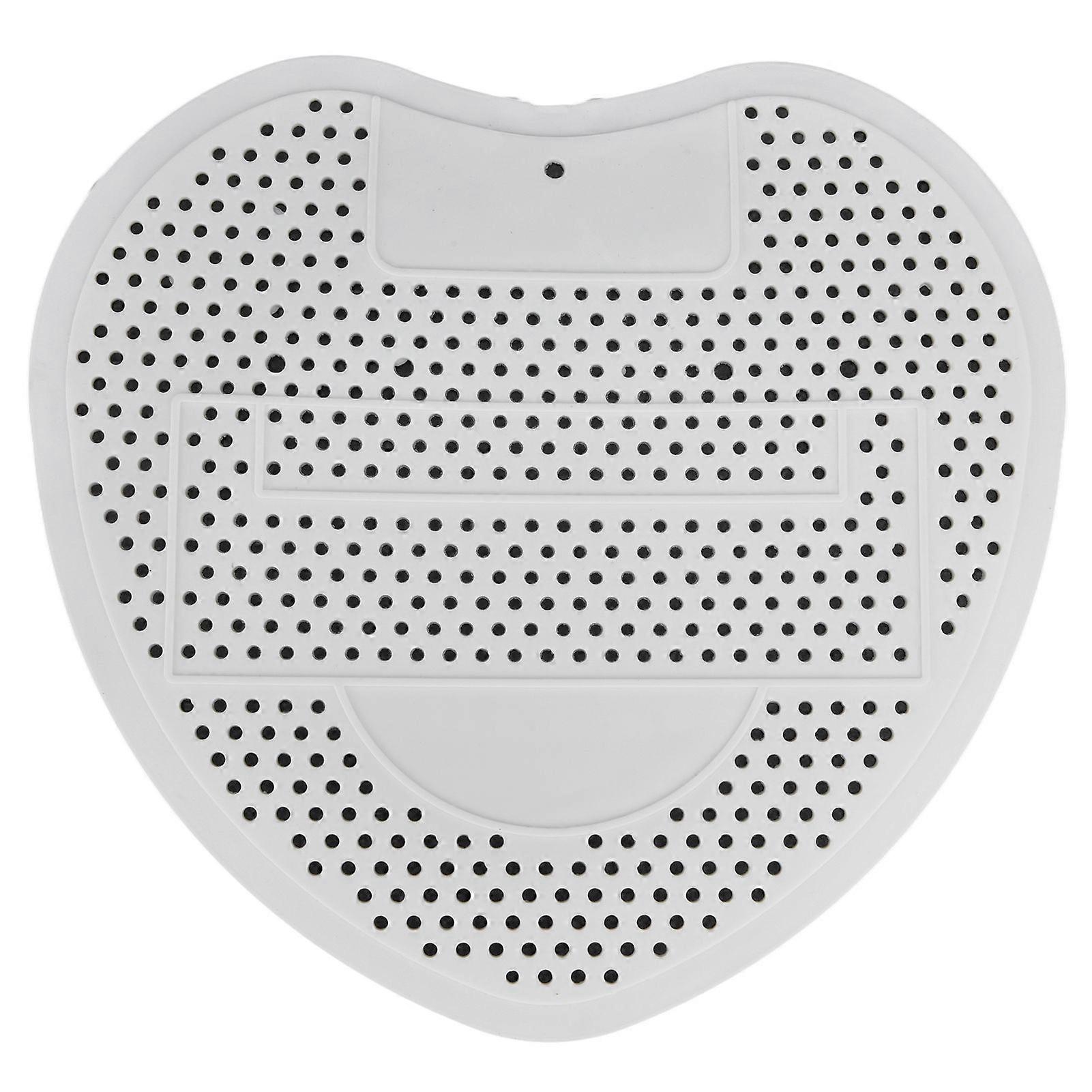 Urinal Screen Anti Blocking Durable Splashproof Urinal Deodorizer for Bathroom Office RestaurantWhite