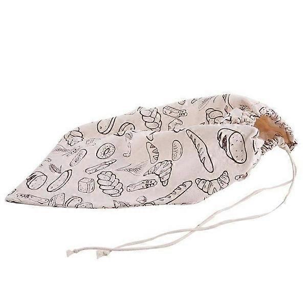 Cotton bread bag: Keeps bread fresh longer.